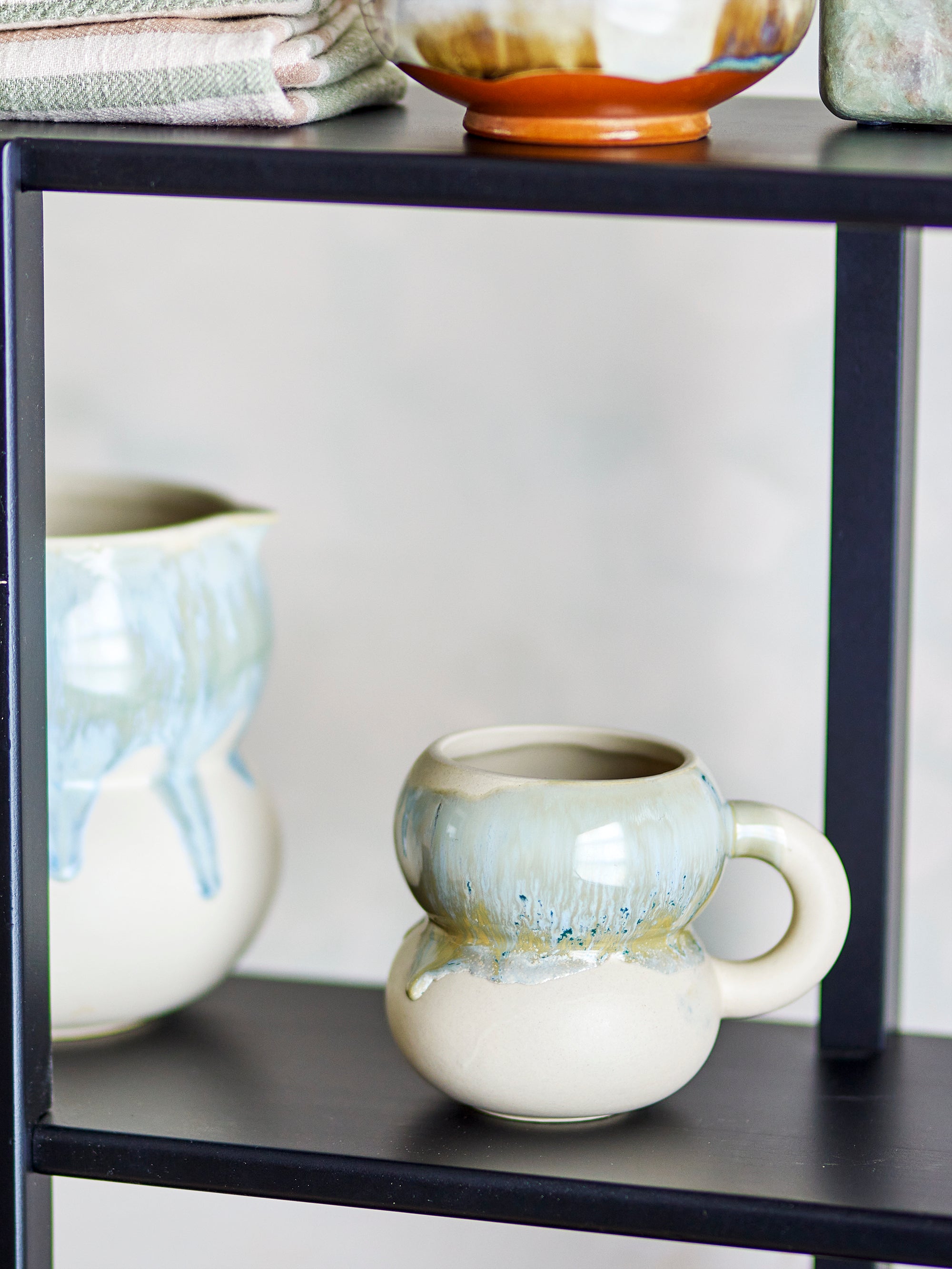 Bloomingville Luna Cup, Blå, Stengods