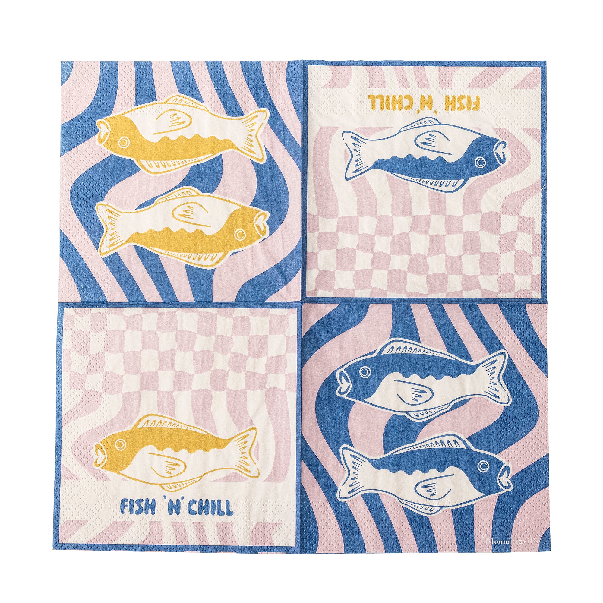 Bloomingville Remy Servett, Multi, FSC®Mix, Papper