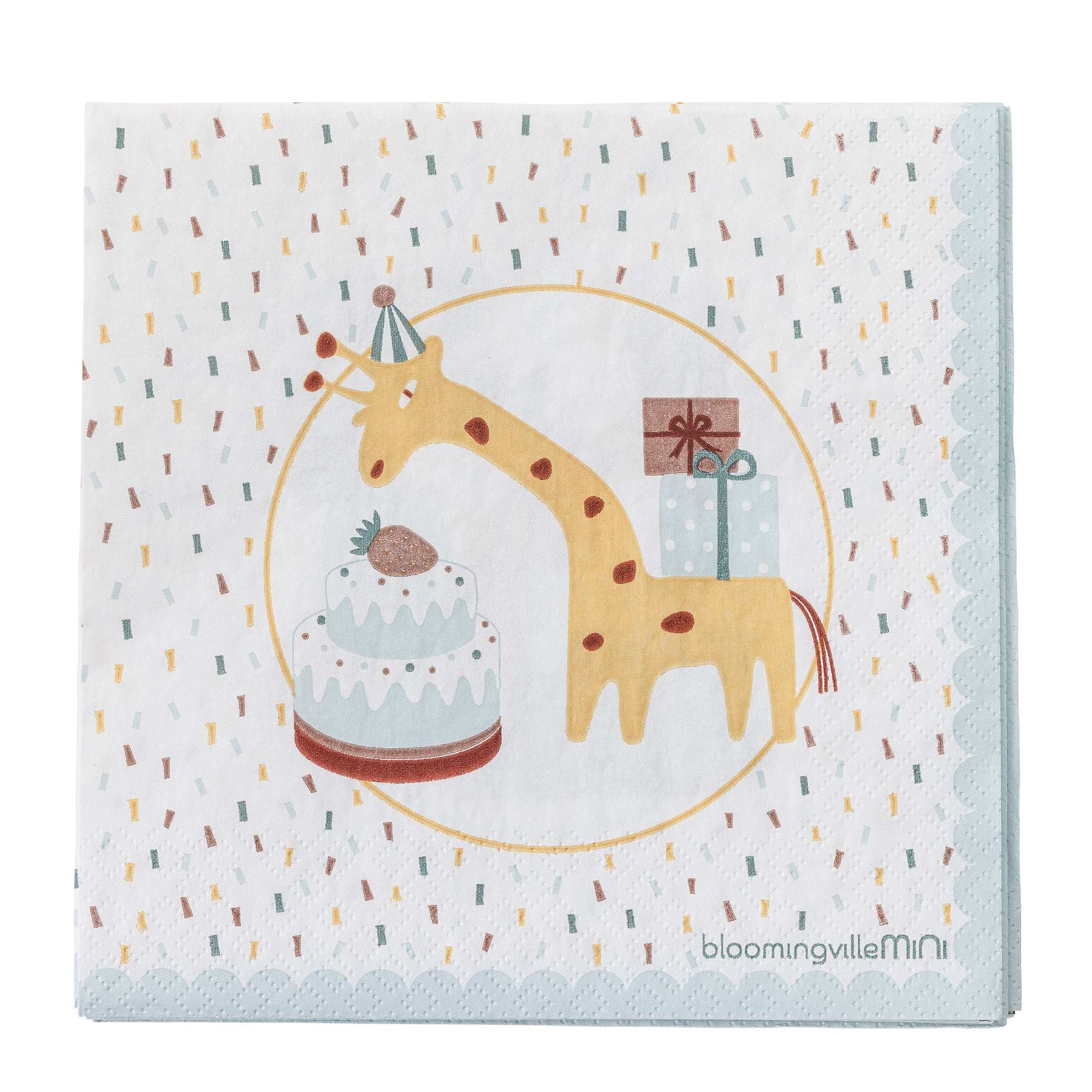 Bloomingville Mini Celebrate Servett, Blå, FSC® Mix, Papper