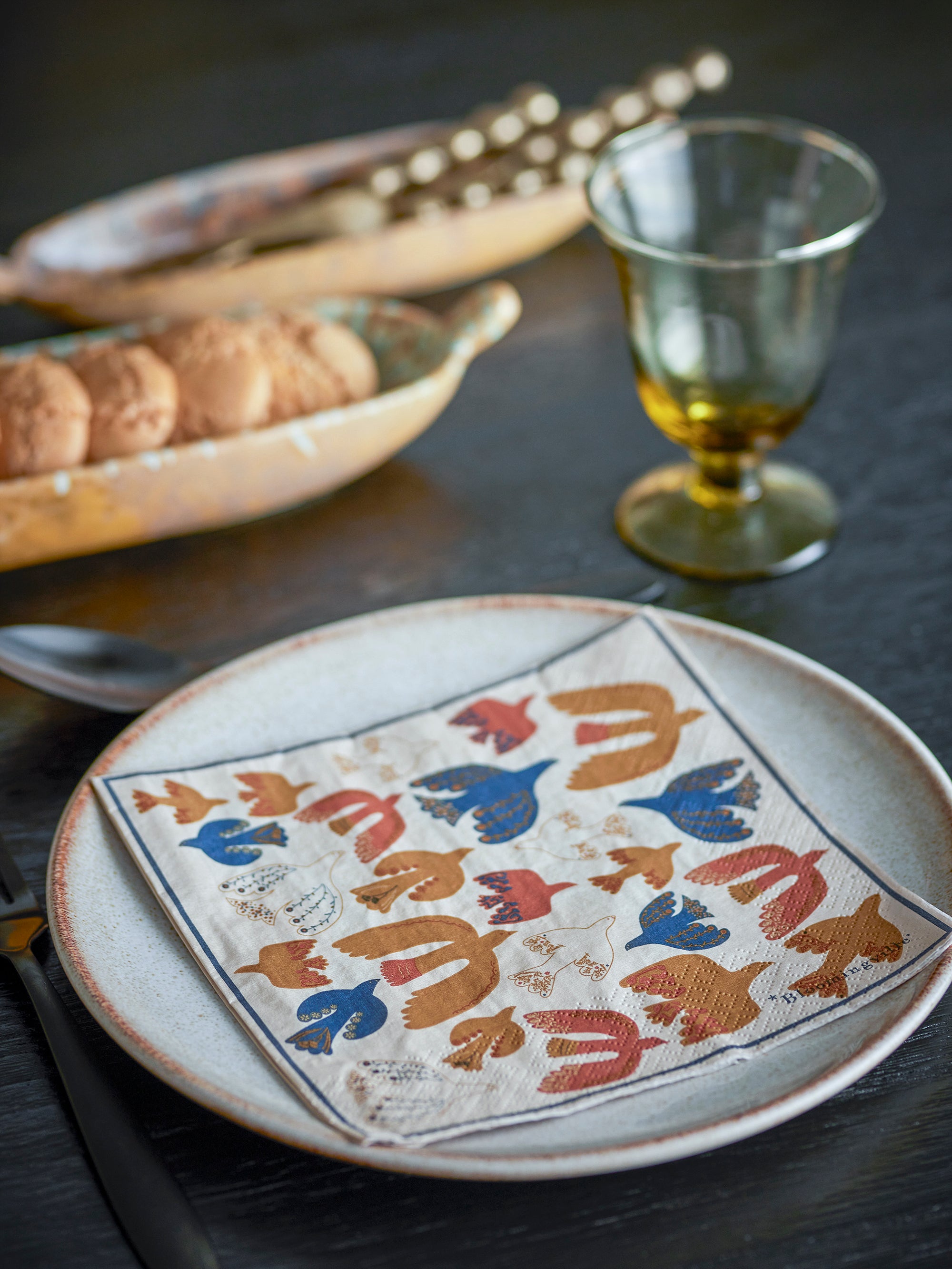 Bloomingville Anniversary Servett, Multi, FSC®Mix, Papper