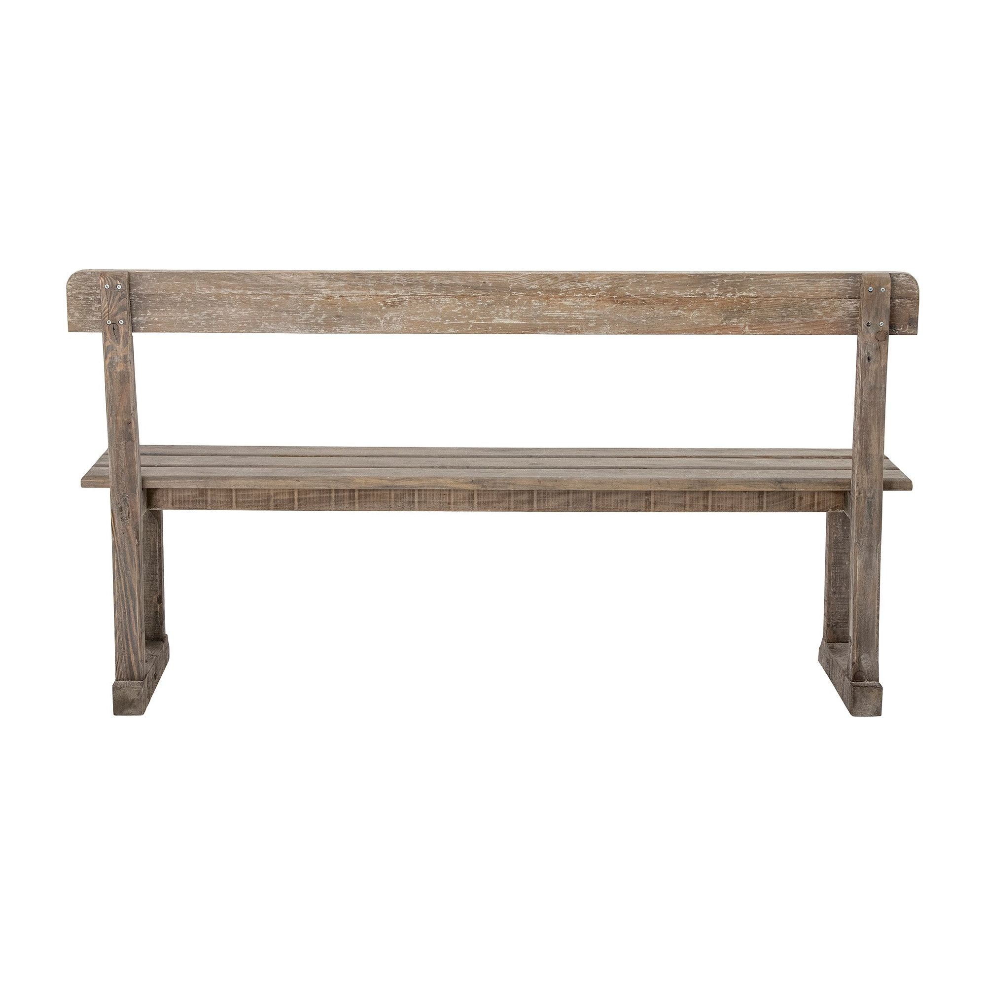 Creative Collection Portland Bänk, Natur, Återvunnet Pinnträ