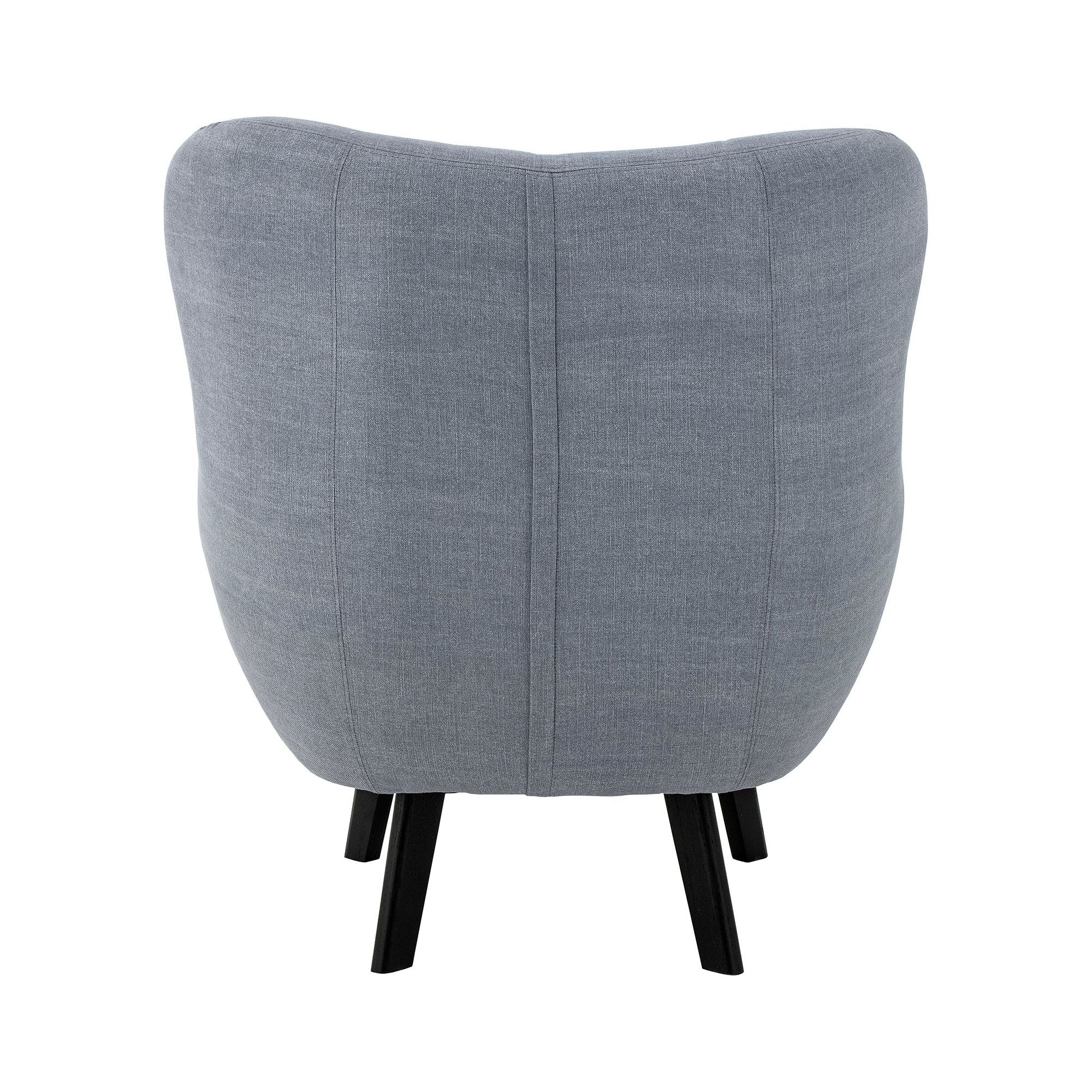 Creative Collection Beau Loungestol, Blå, Bomull