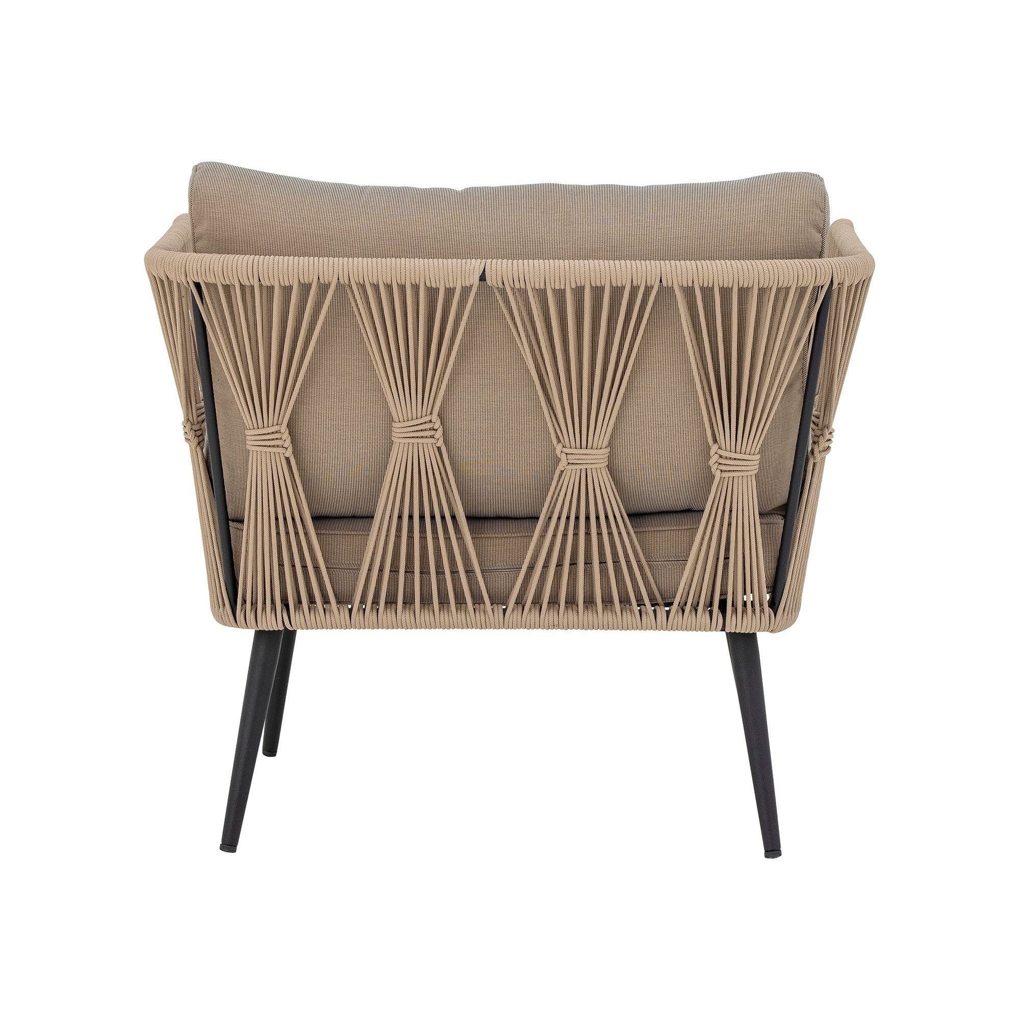 Bloomingville Pavone Loungestol, Brun, Metall