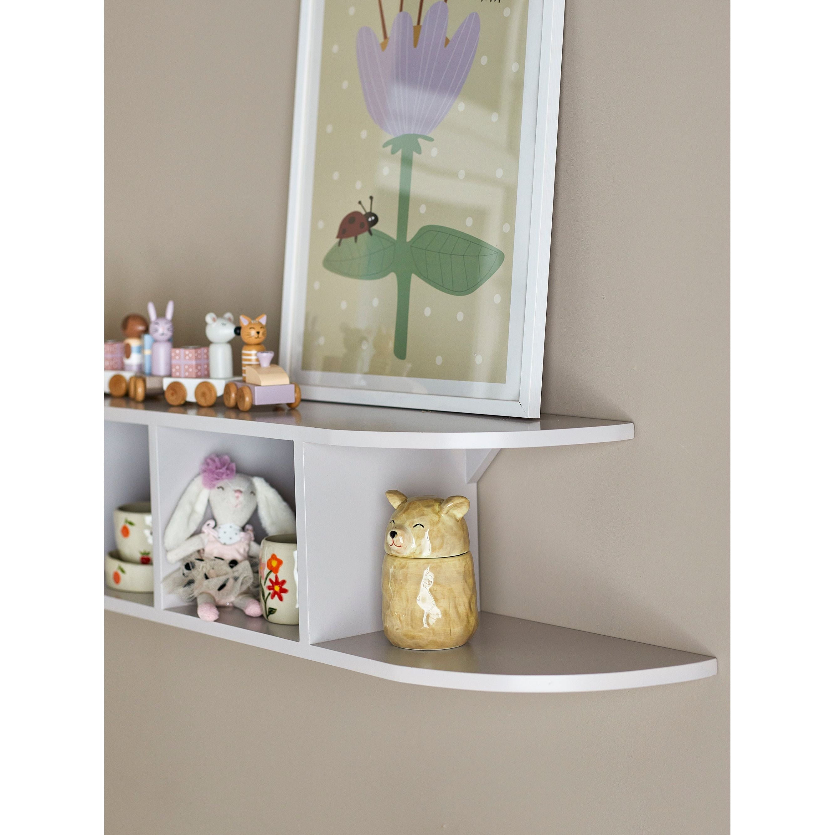 Bloomingville Mini Elias Hylla, Grå, MDF