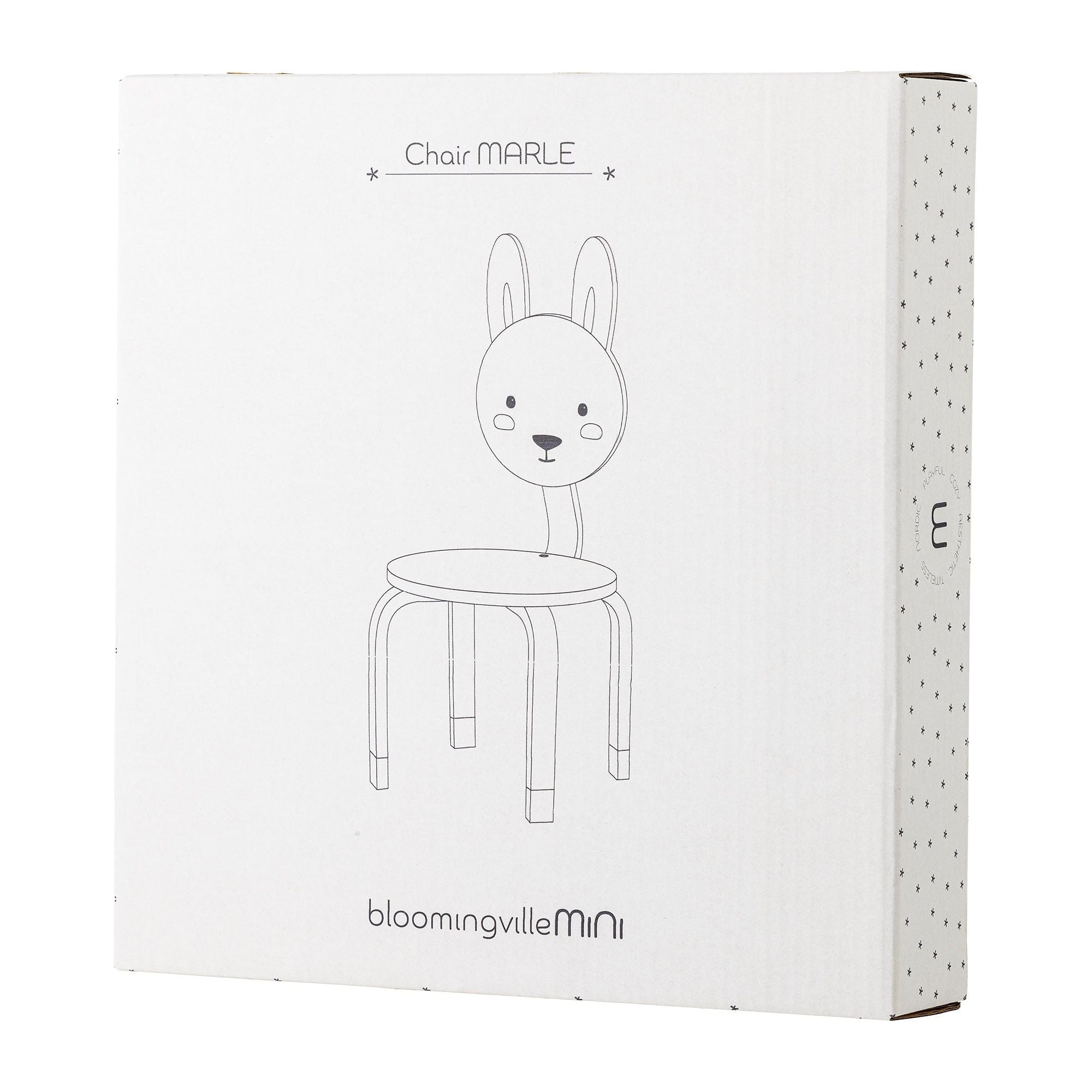 Bloomingville Mini Marle Stol, Grå, MDF