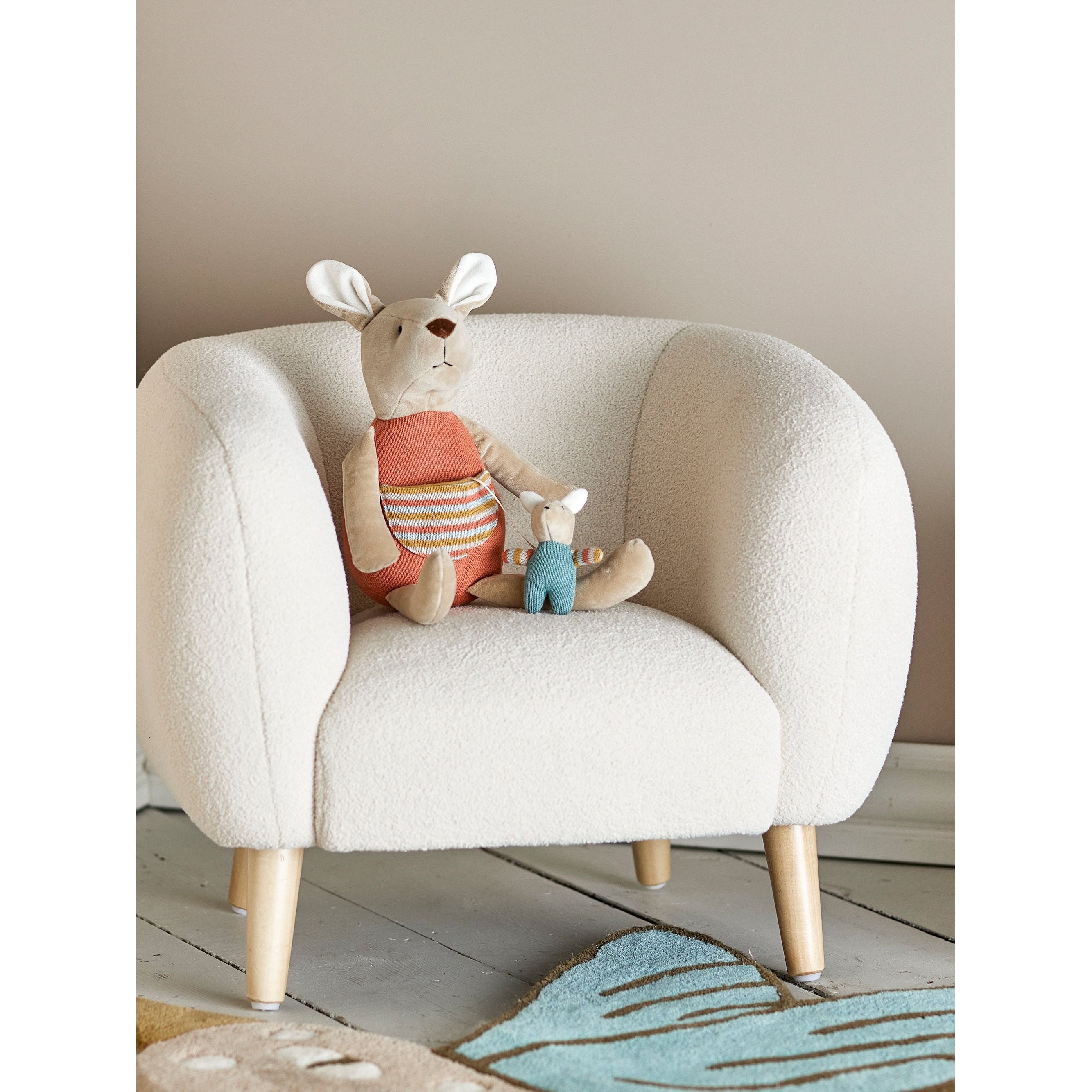 Bloomingville Mini Clover Docka, Brun, Bomull