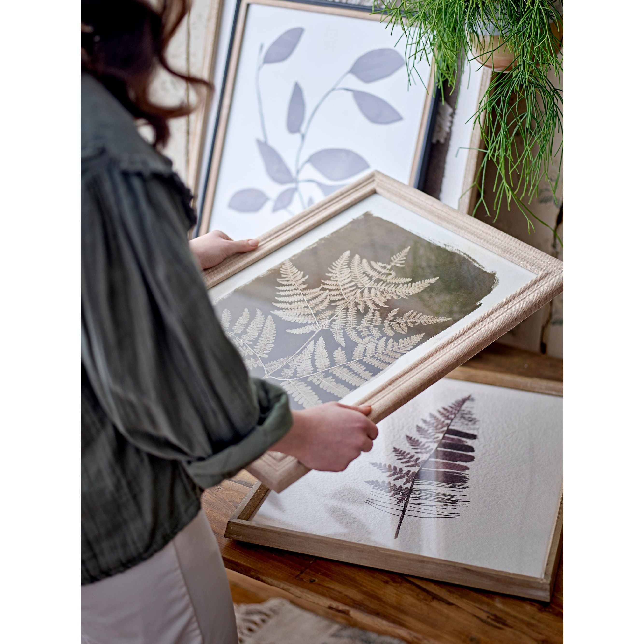 Creative Collection Corval Illustration med Ram, Natur, Furu