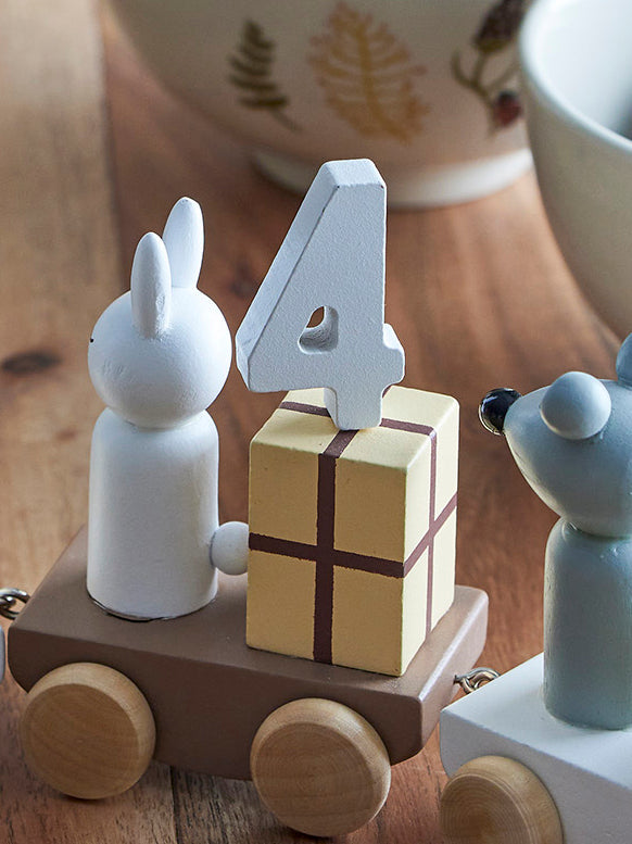 Bloomingville Mini Junaid Födelsedagsdekoration, Vit, FSC®100%, MDF