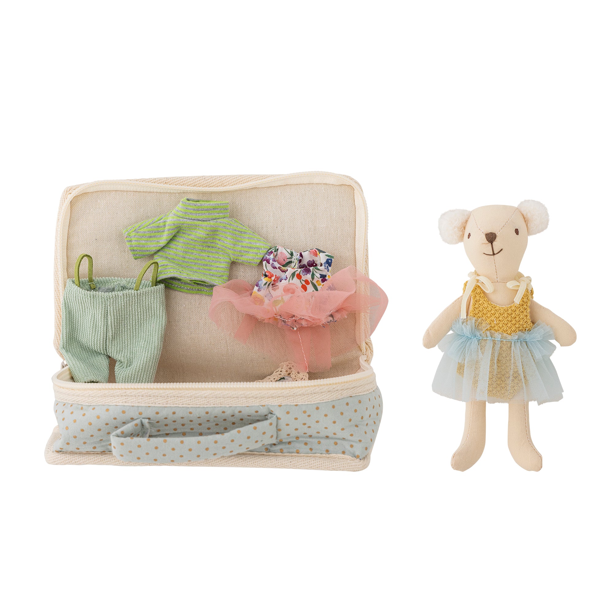 Bloomingville Mini Lara Doll, Multi, Polyester