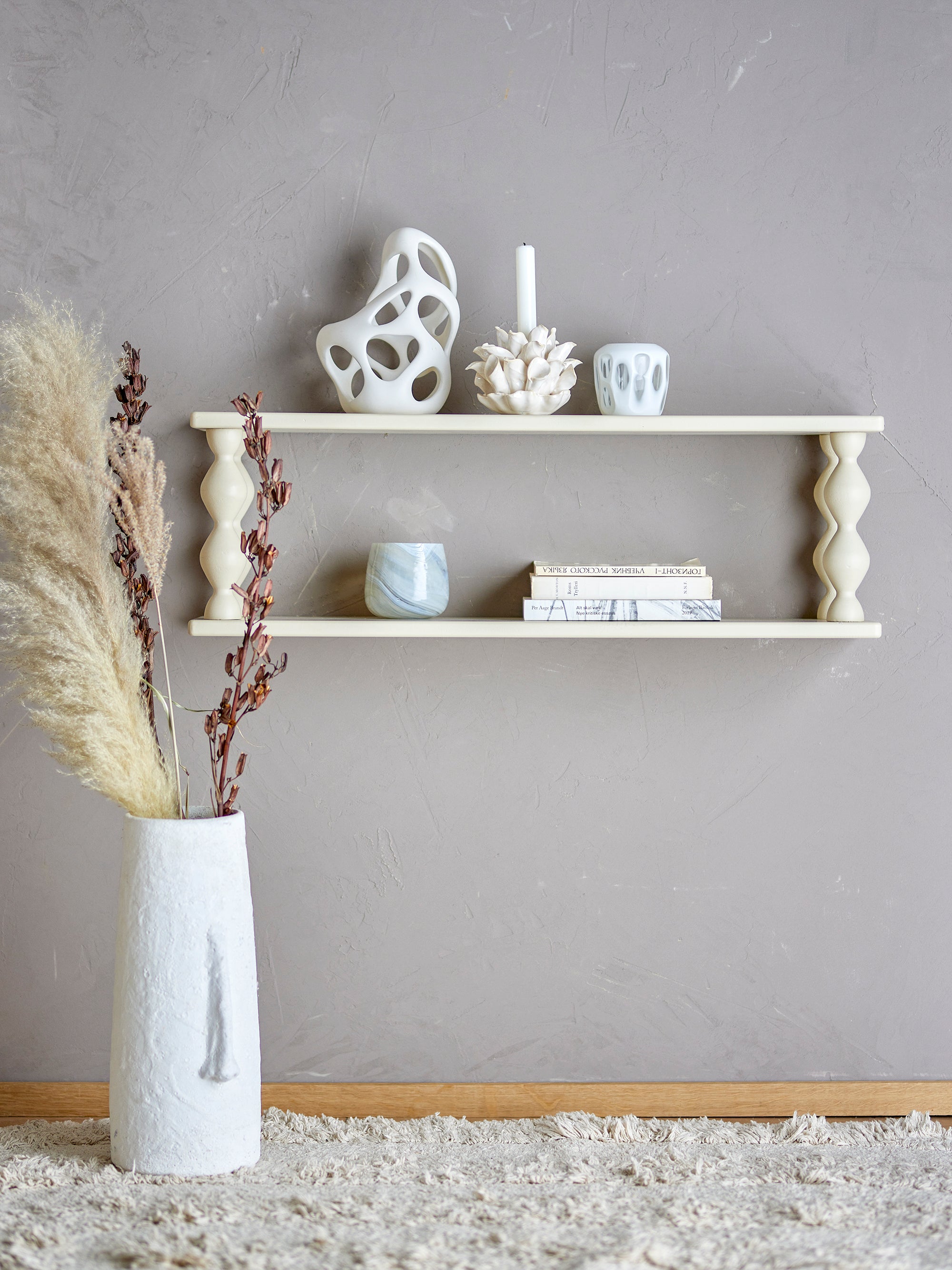 Bloomingville Salino Hylla, Vit, MDF