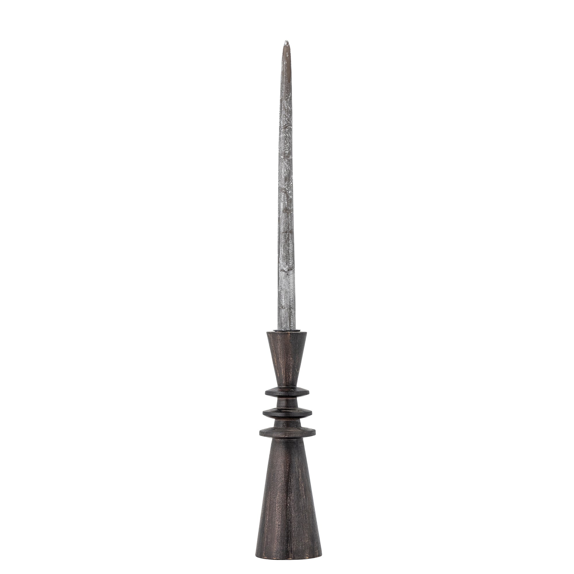 Bloomingville Armel Ljusstake, Svart, Mango