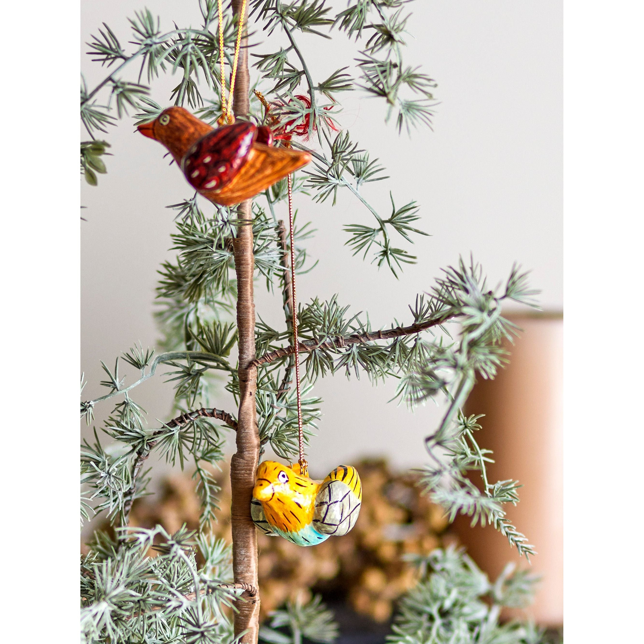 Bloomingville Carmela Dekoration, Gul, Pappersmaché