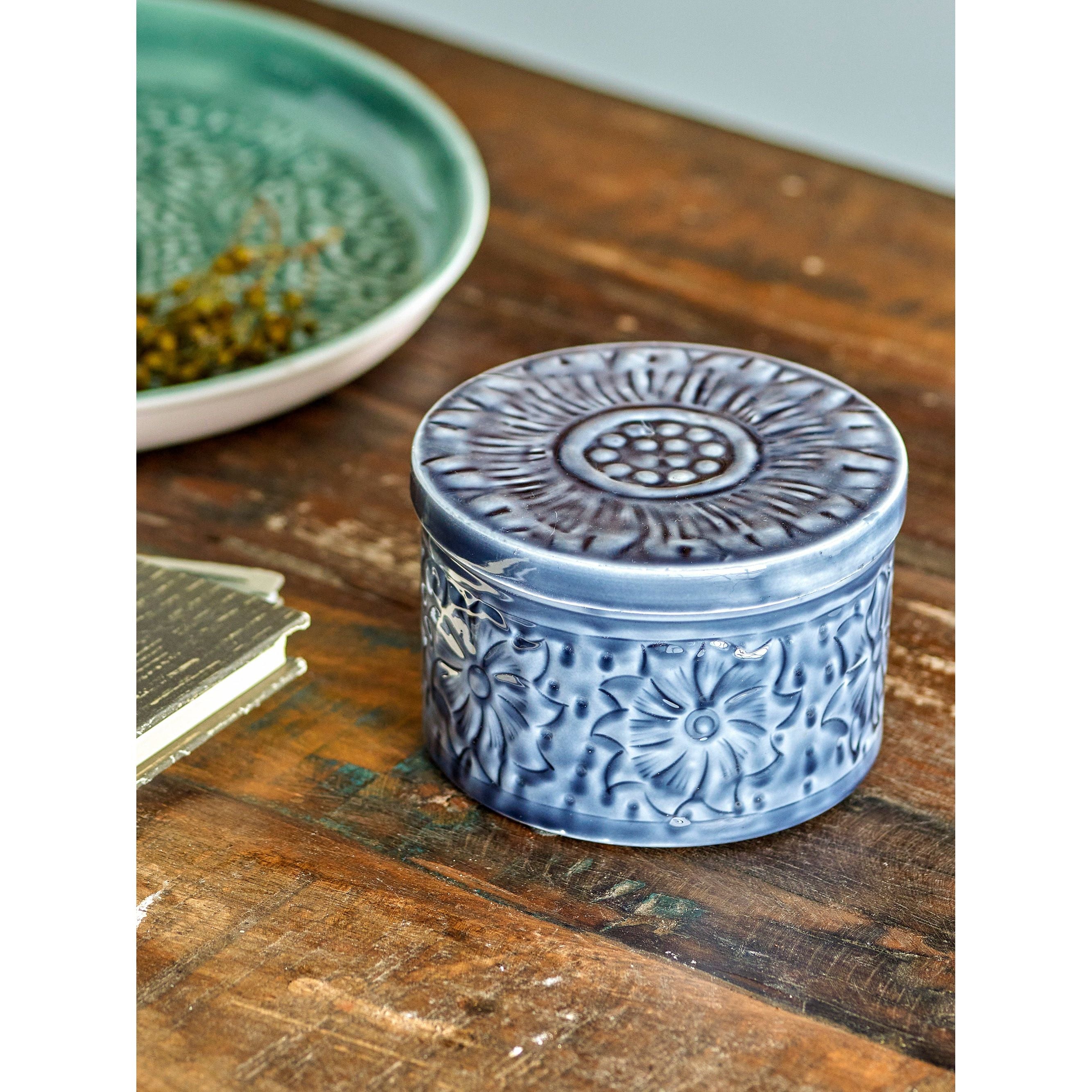 Creative Collection Ena Burk med Lock, Blå, Metall