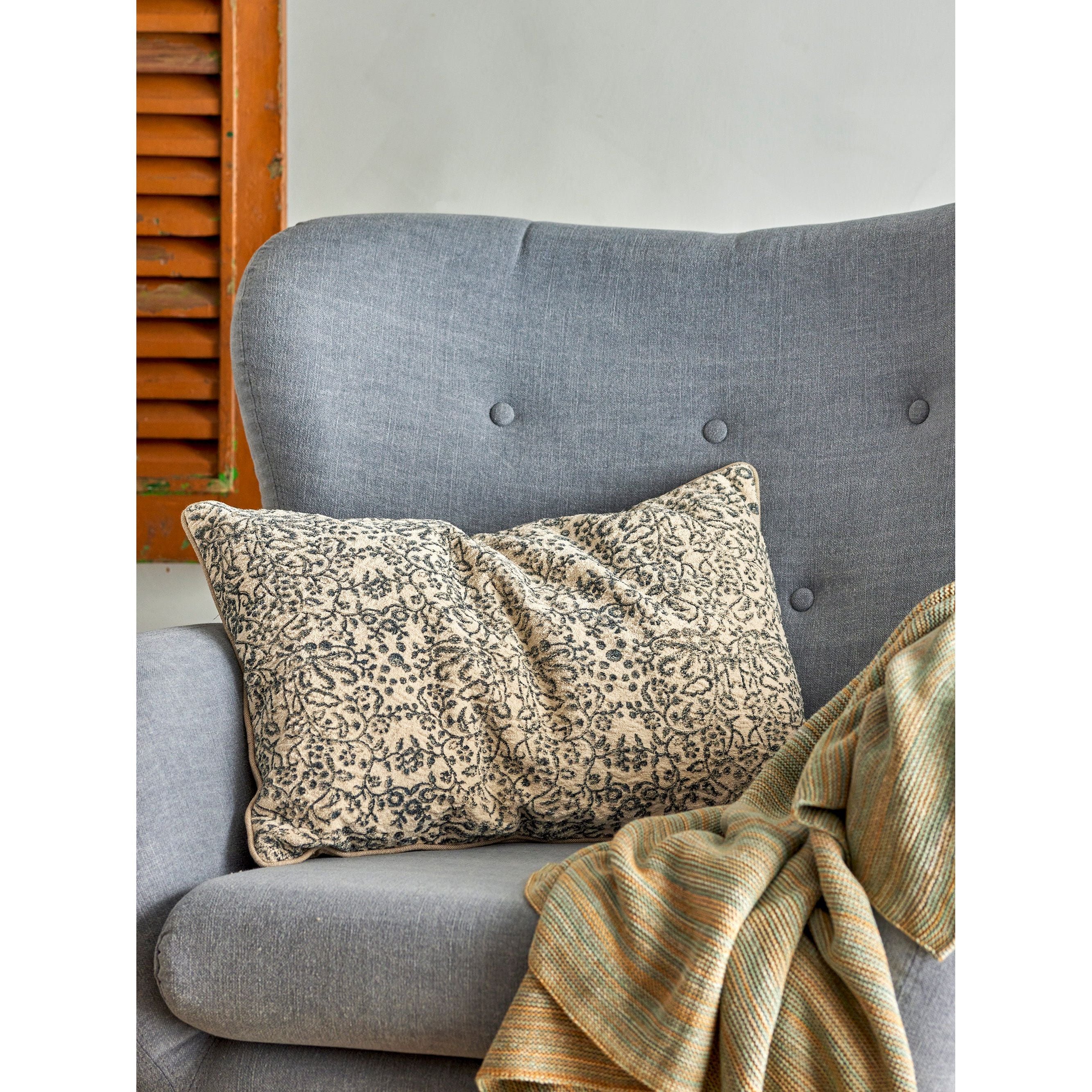 Creative Collection Jesi Kudde, Svart, Bomull