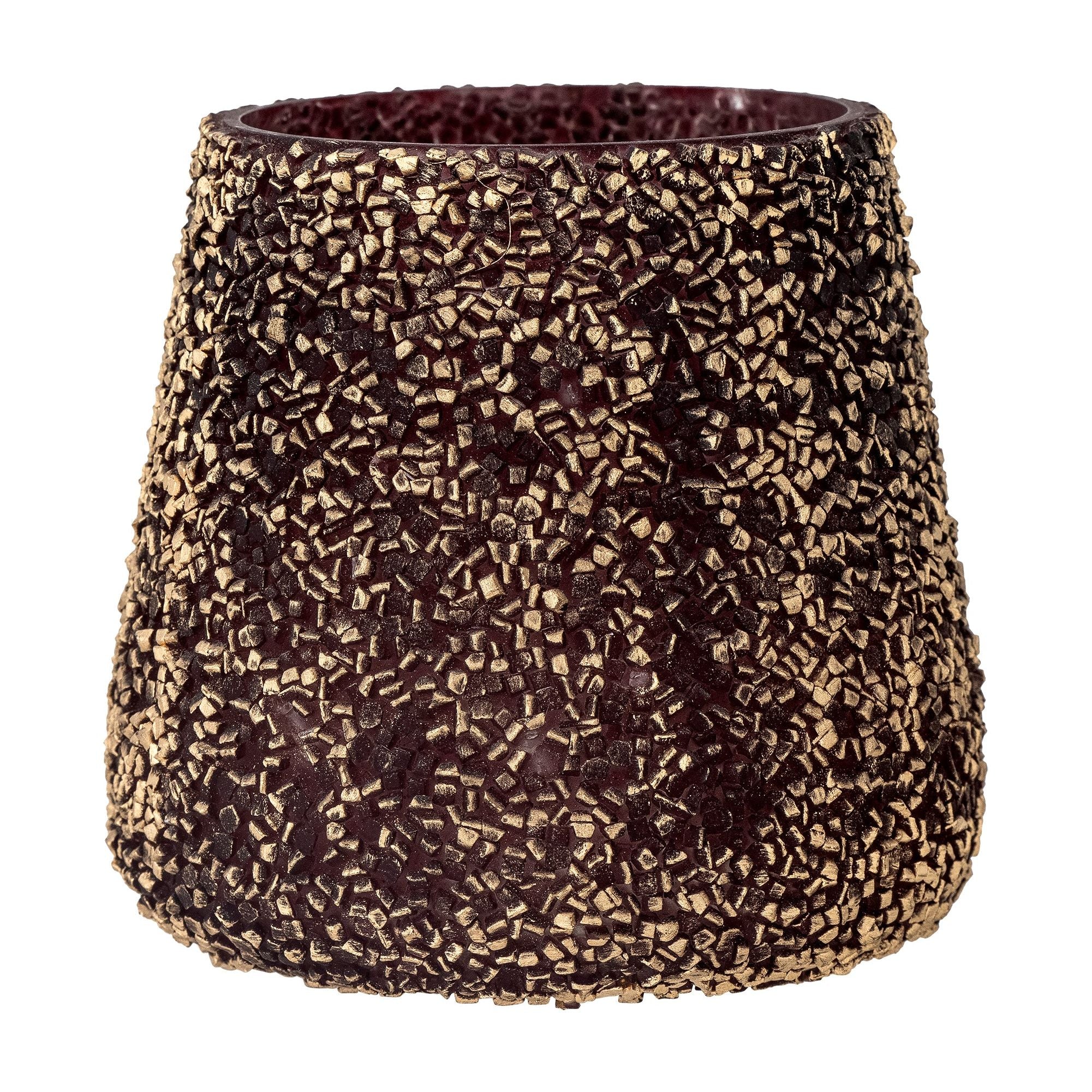 Bloomingville Filiz Votiv, Guld, Återvunnet Glas