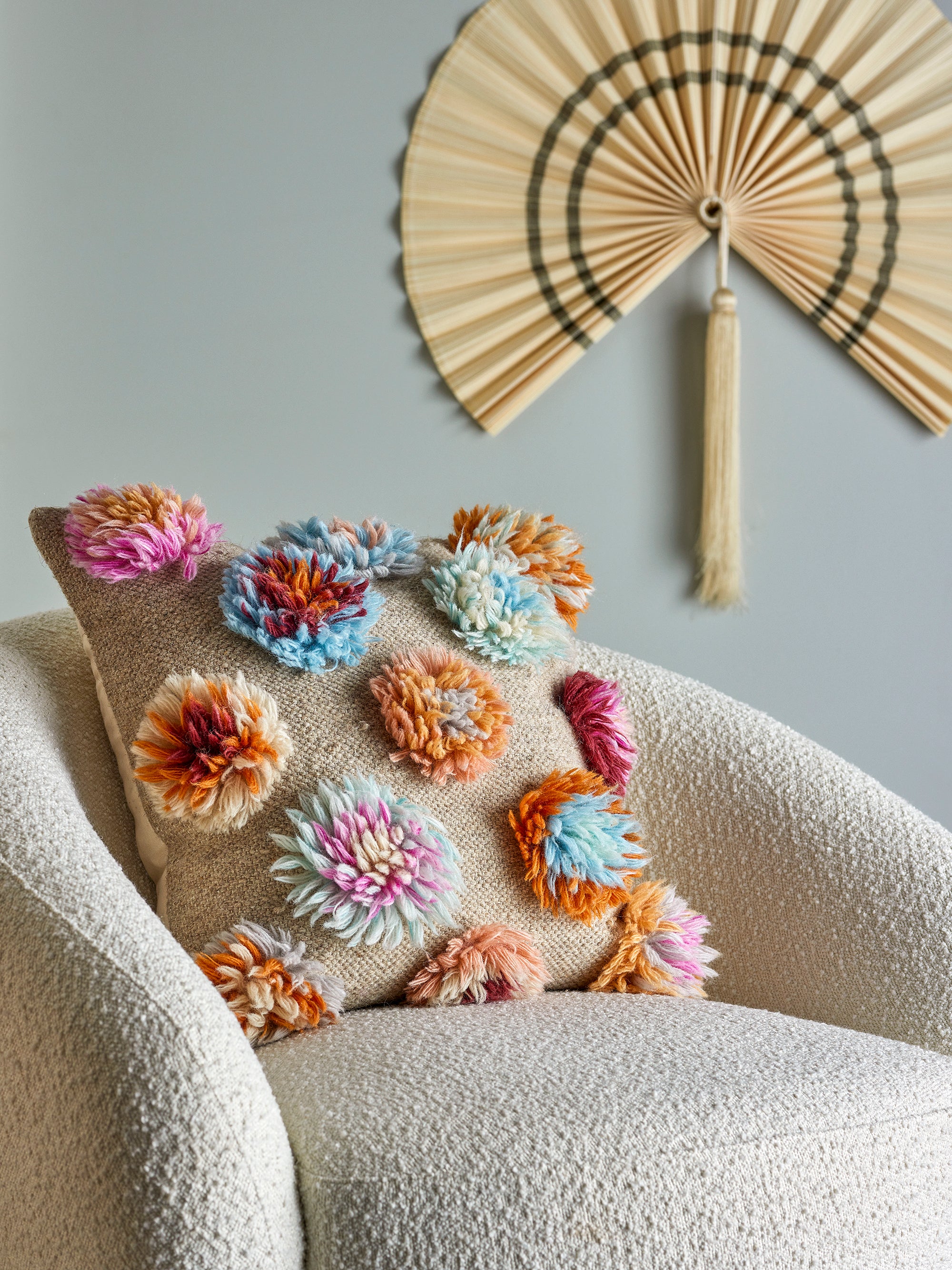 Bloomingville Somma Kudde, Natur, Ull