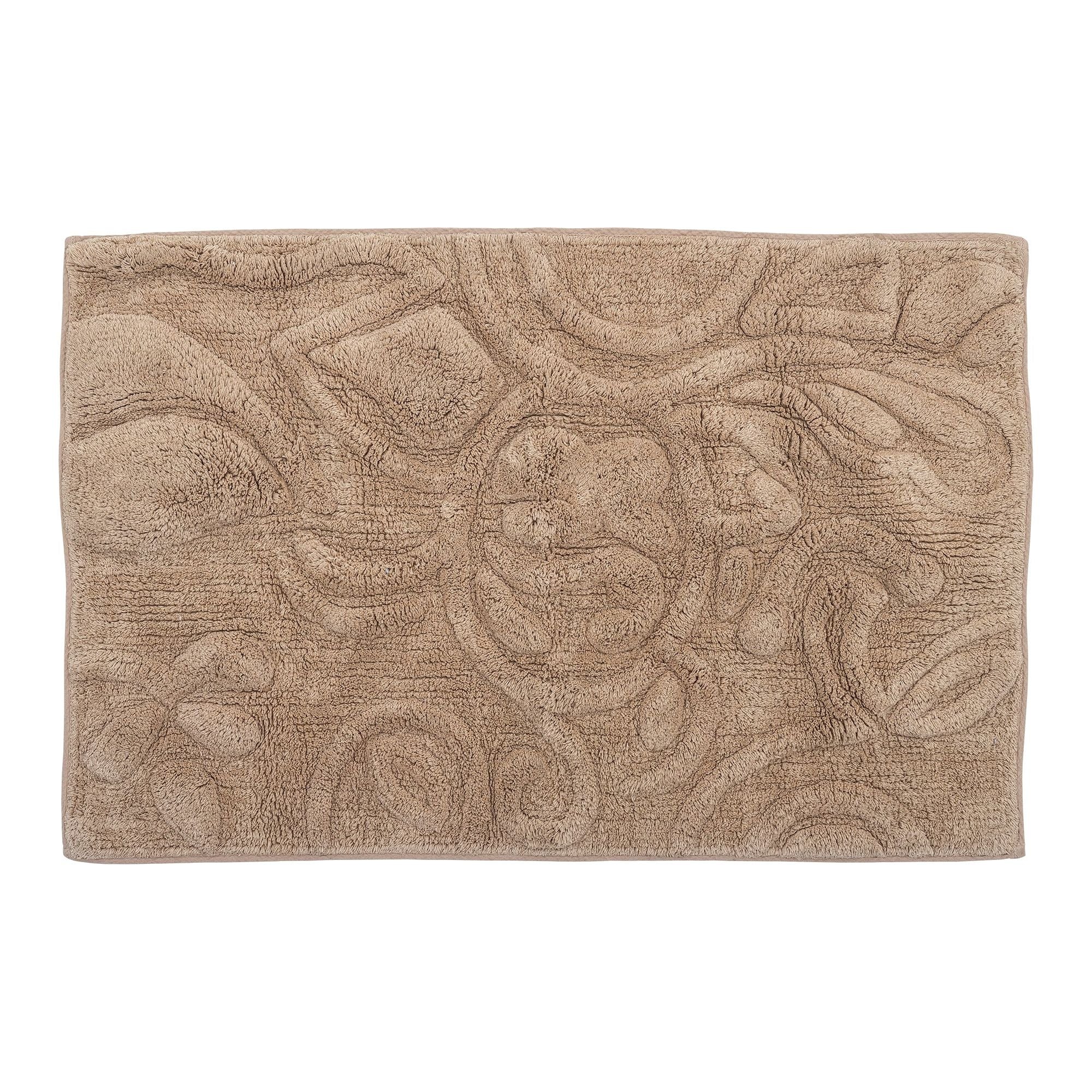 Bloomingville Sestu Badrumsmatta, Brun, Bomull