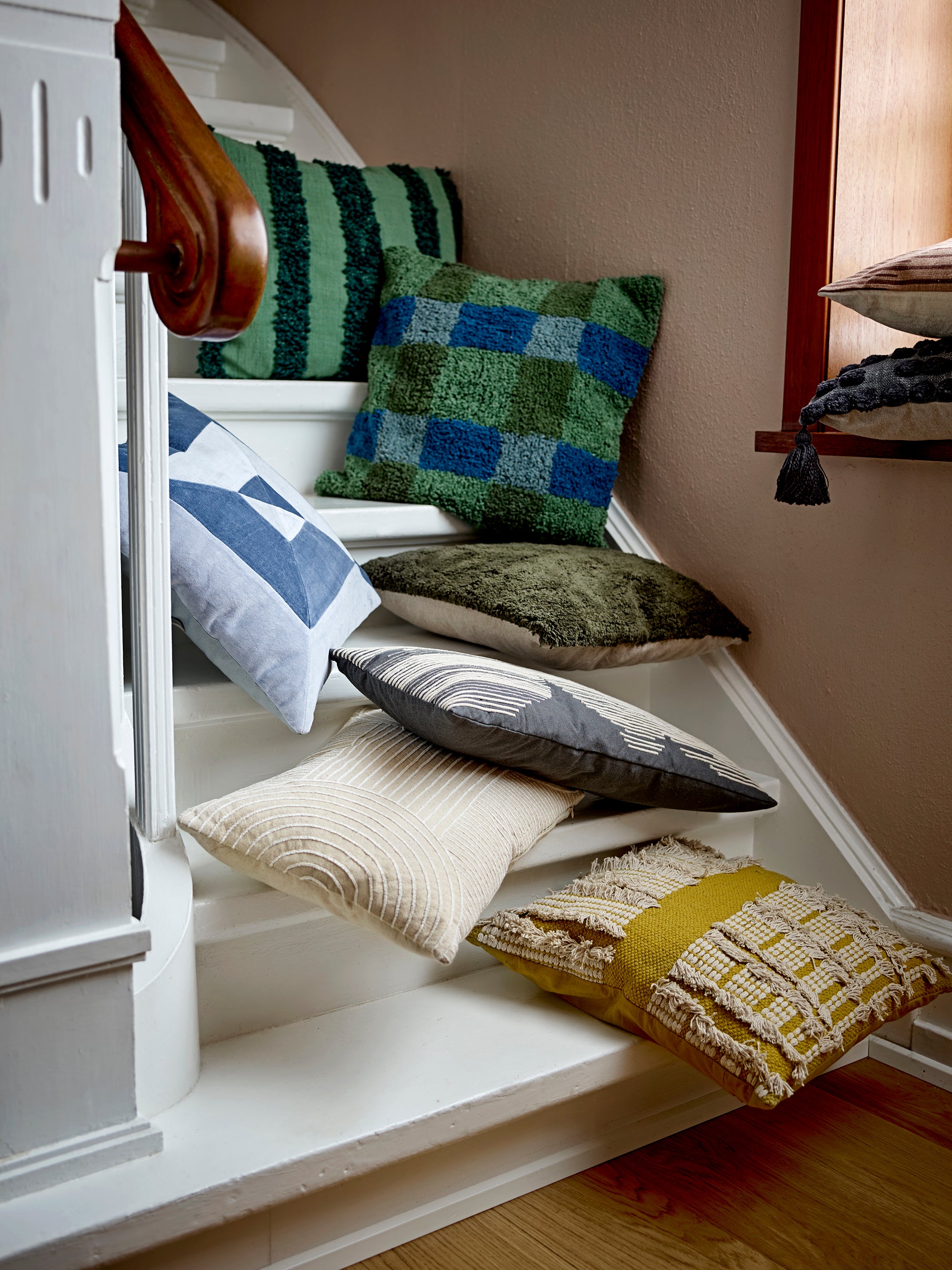 Bloomingville Chun Kudde, Natur, Bomull