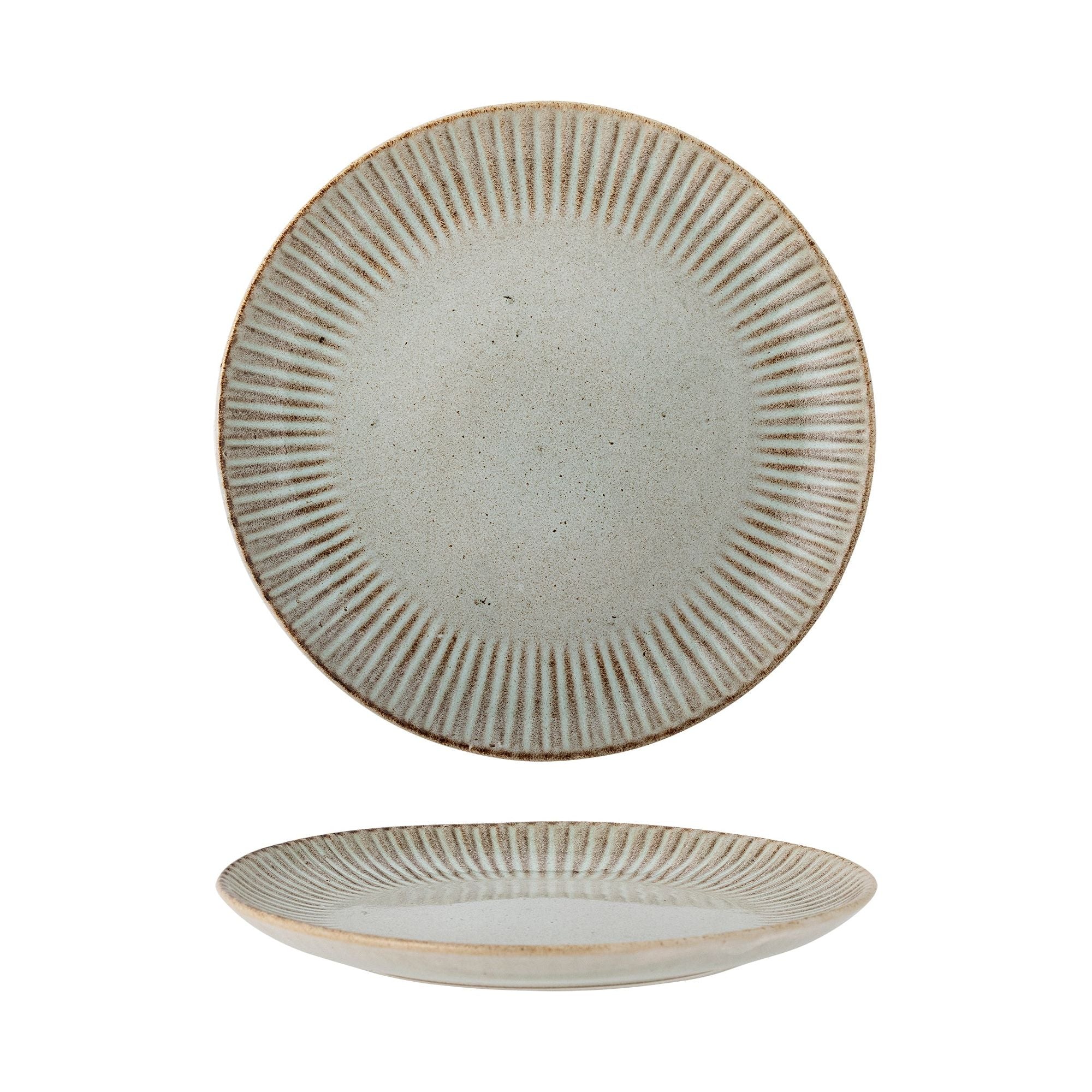 Creative Collection Fleur Tallrik, Natur, Stengods