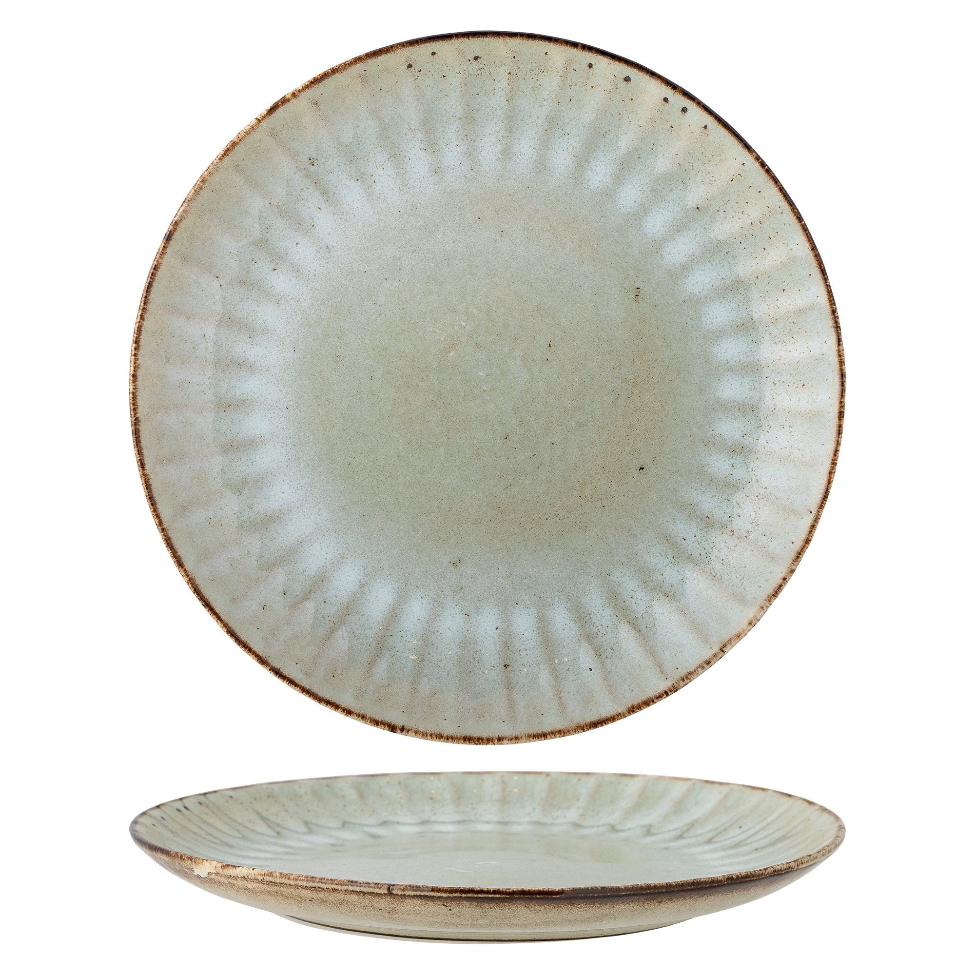 Creative Collection Fleur Tallrik, Natur, Stengods