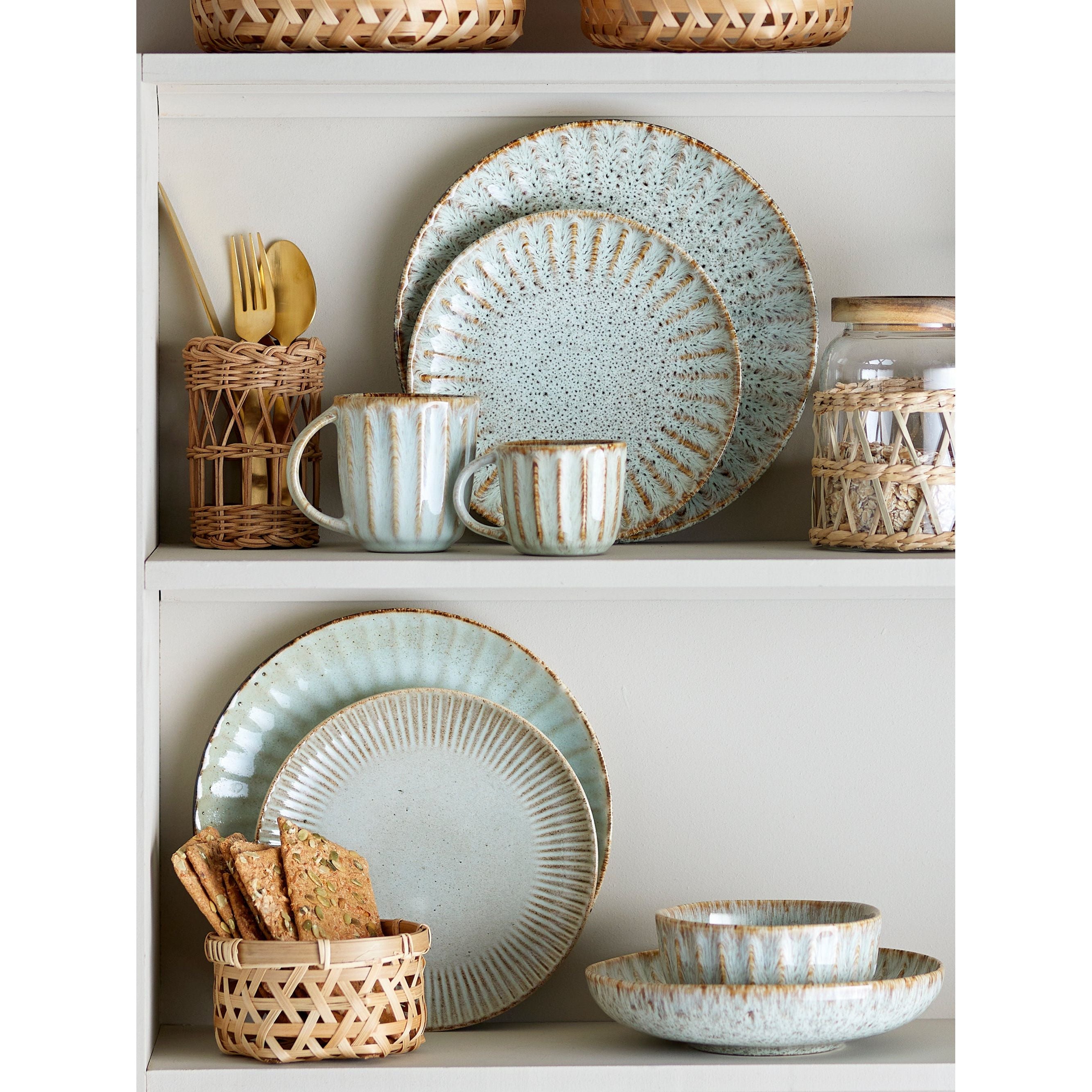 Creative Collection Fleur Tallrik, Natur, Stengods