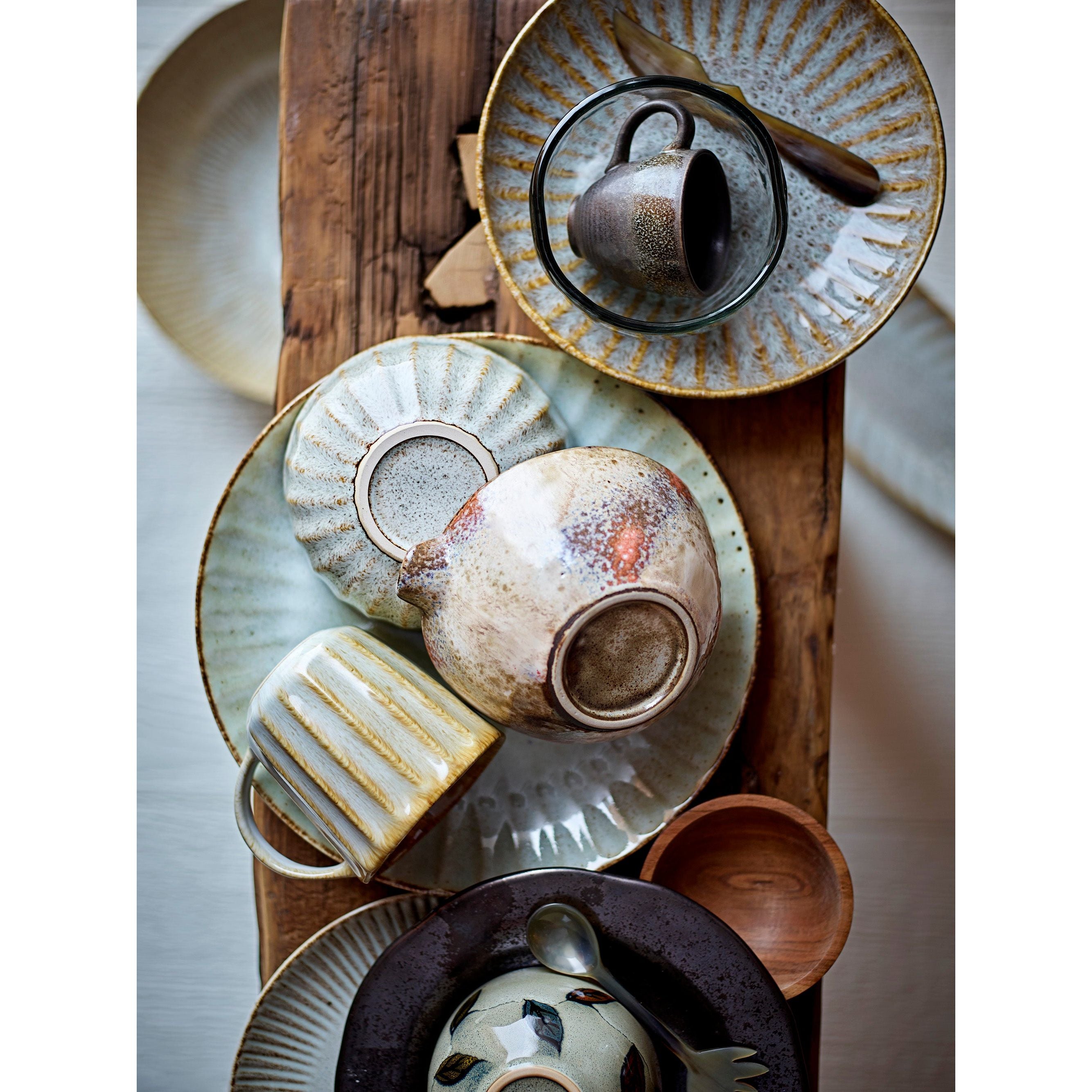 Creative Collection Fleur Tallrik, Natur, Stengods