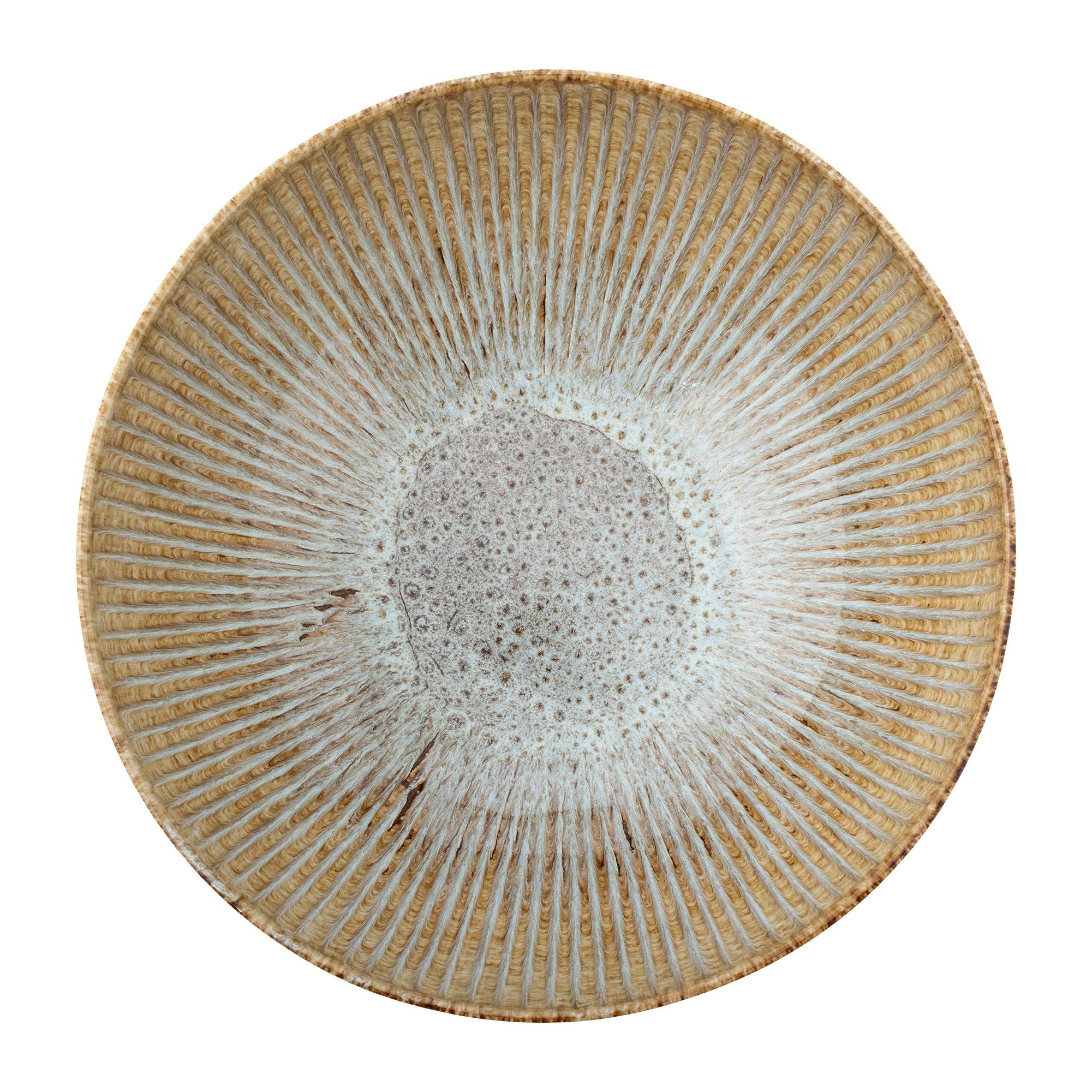 Creative Collection Fleur Skål, Natur, Stengods