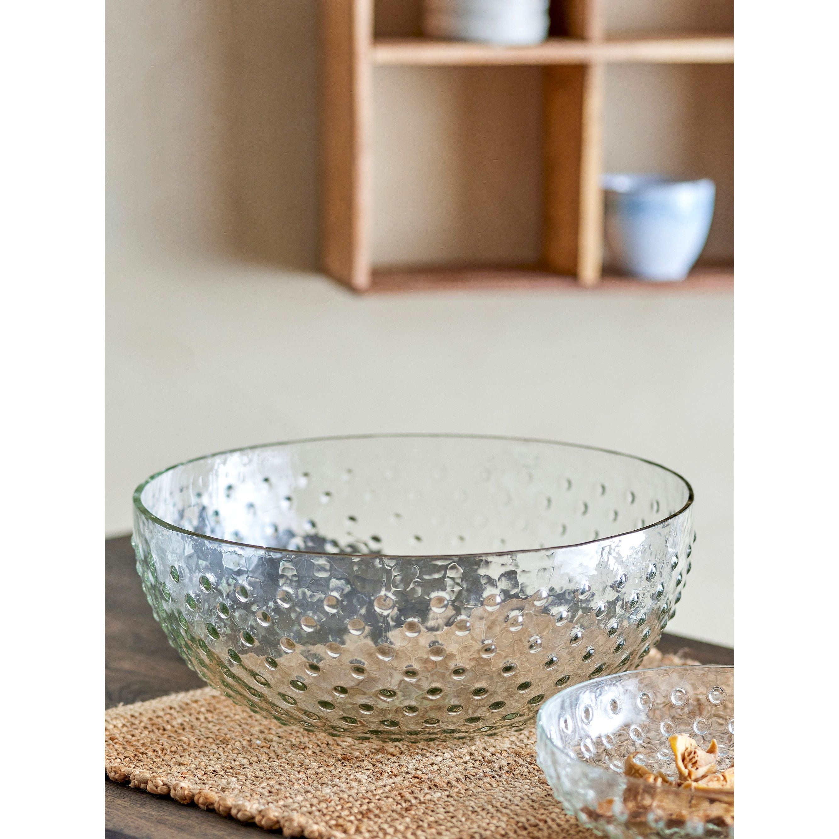 Bloomingville Justina Skål, Klar, Återvunnet Glas