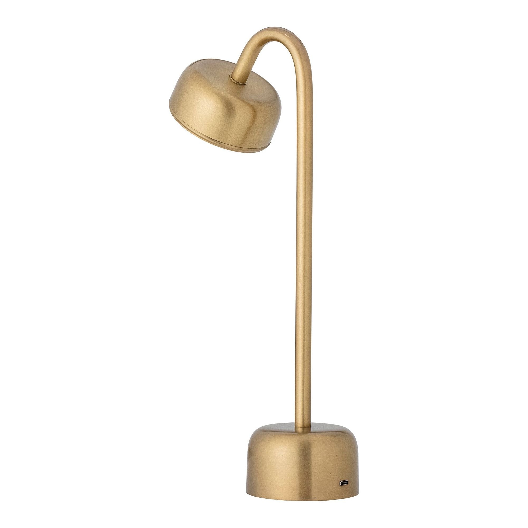 Bloomingville Nico Portabel Lampa, Uppladdningsbar, Mässing, Metall