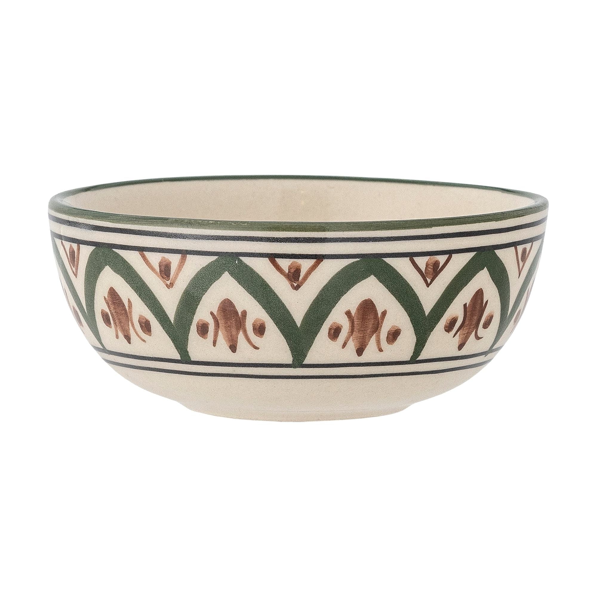 Creative Collection Karlie Skål, Grön, Stengods