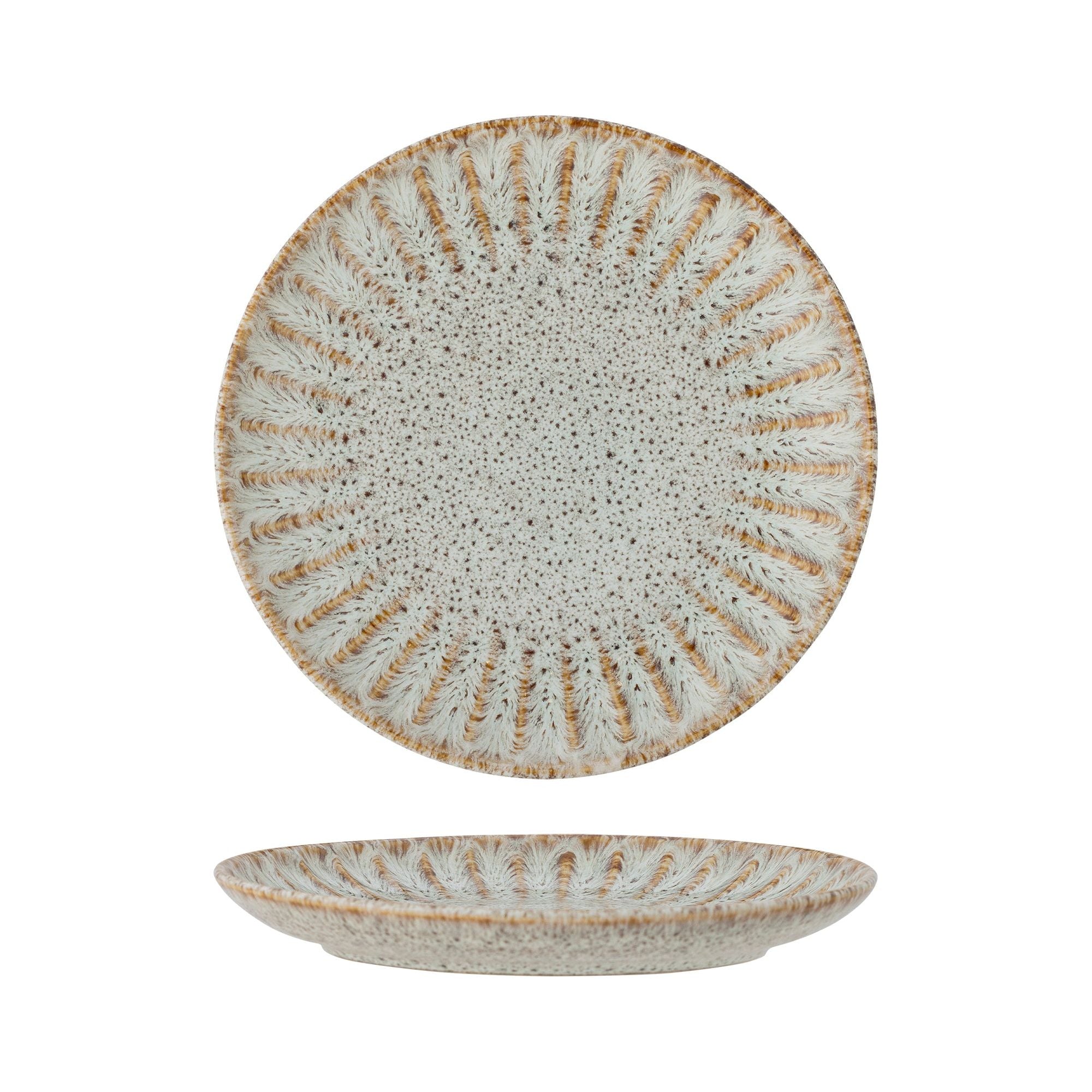 Creative Collection Fleur Tallrik, Natur, Stengods