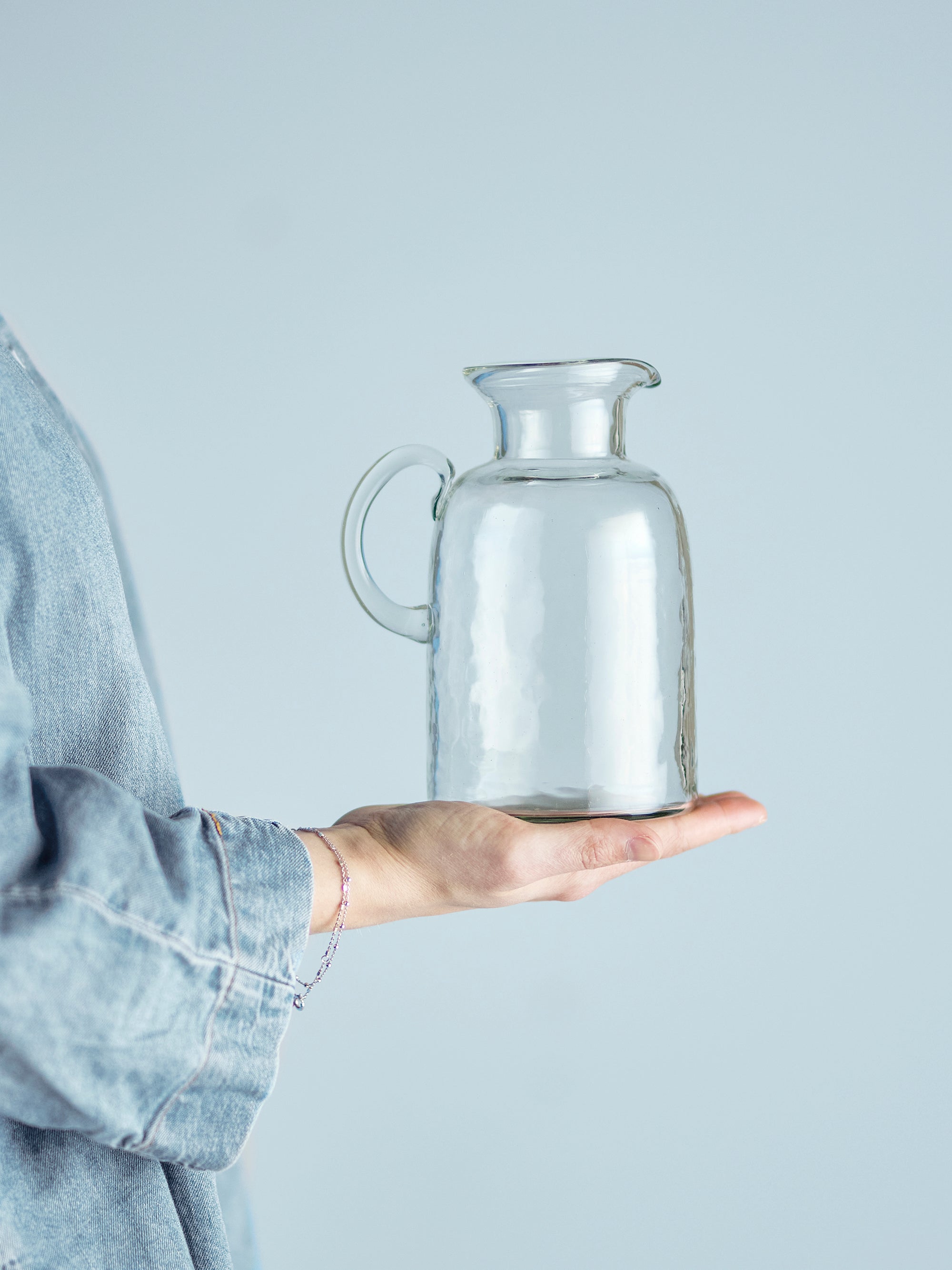 Bloomingville Asha Karaff, Klar, Återvunnet Glas