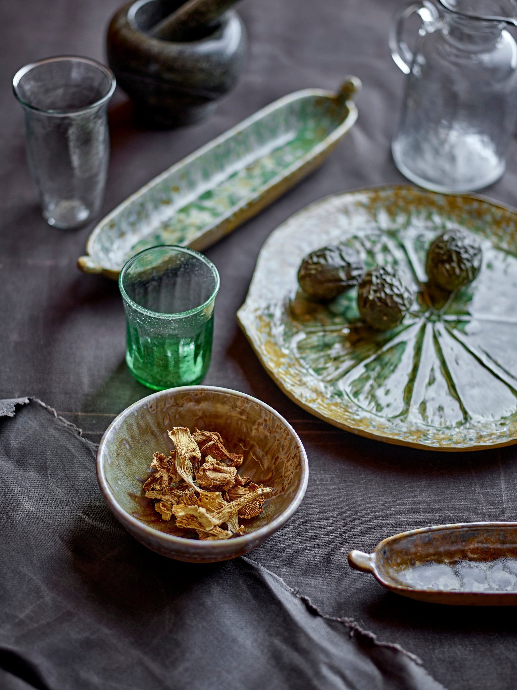 Bloomingville Asha Dricksglas, Klarglas, Återvunnet Glas