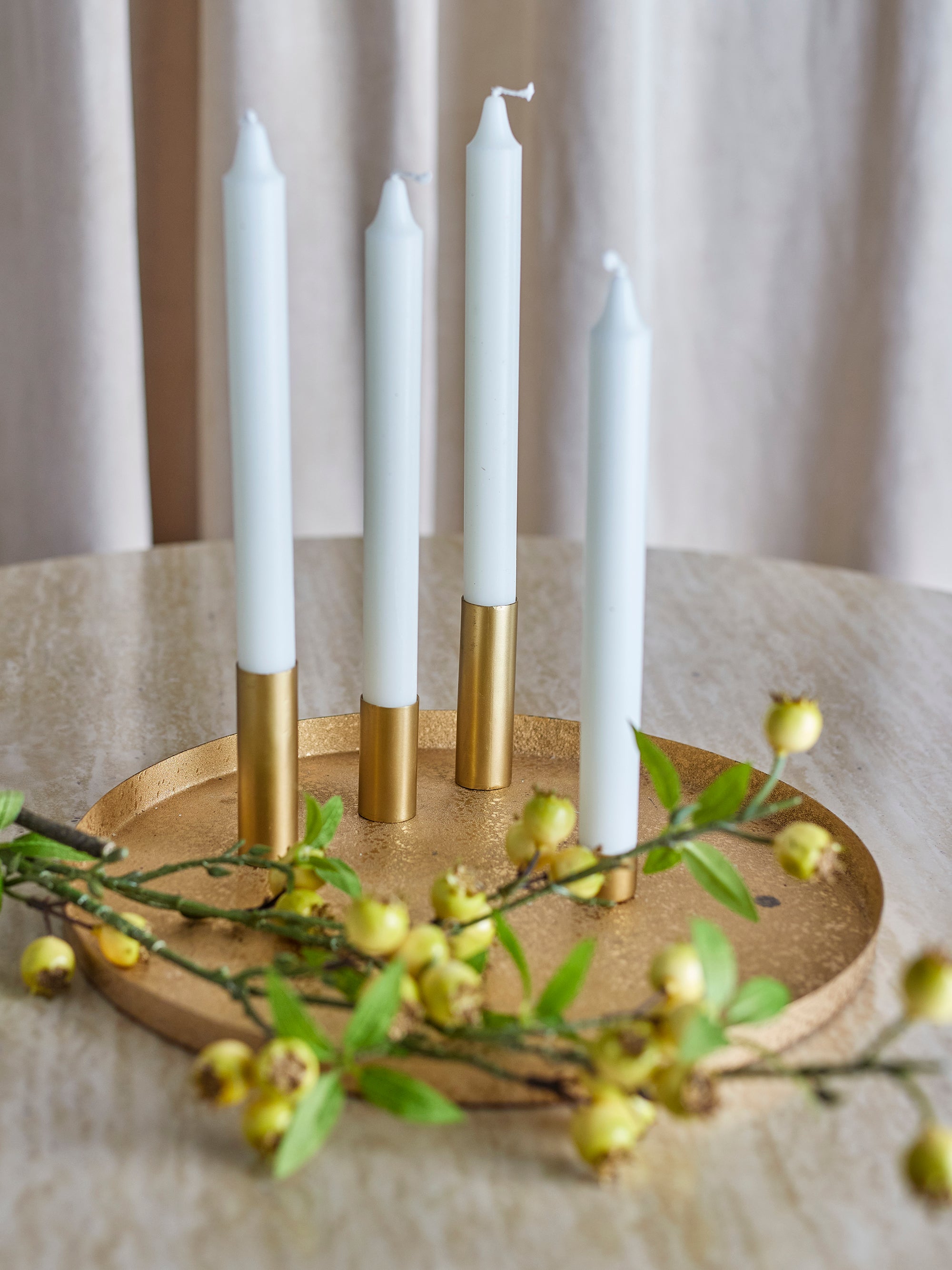 Bloomingville Maxime Ljusstake, Guld, Metall