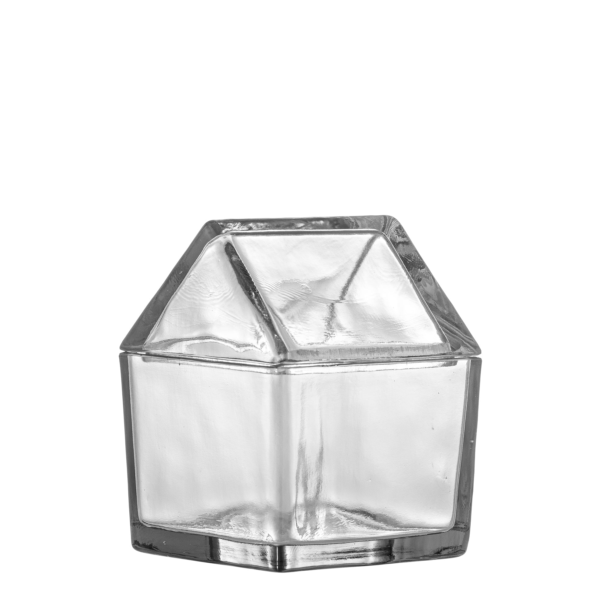 Bloomingville Elius Burk med Lock, Klar, Återvunnet Glas