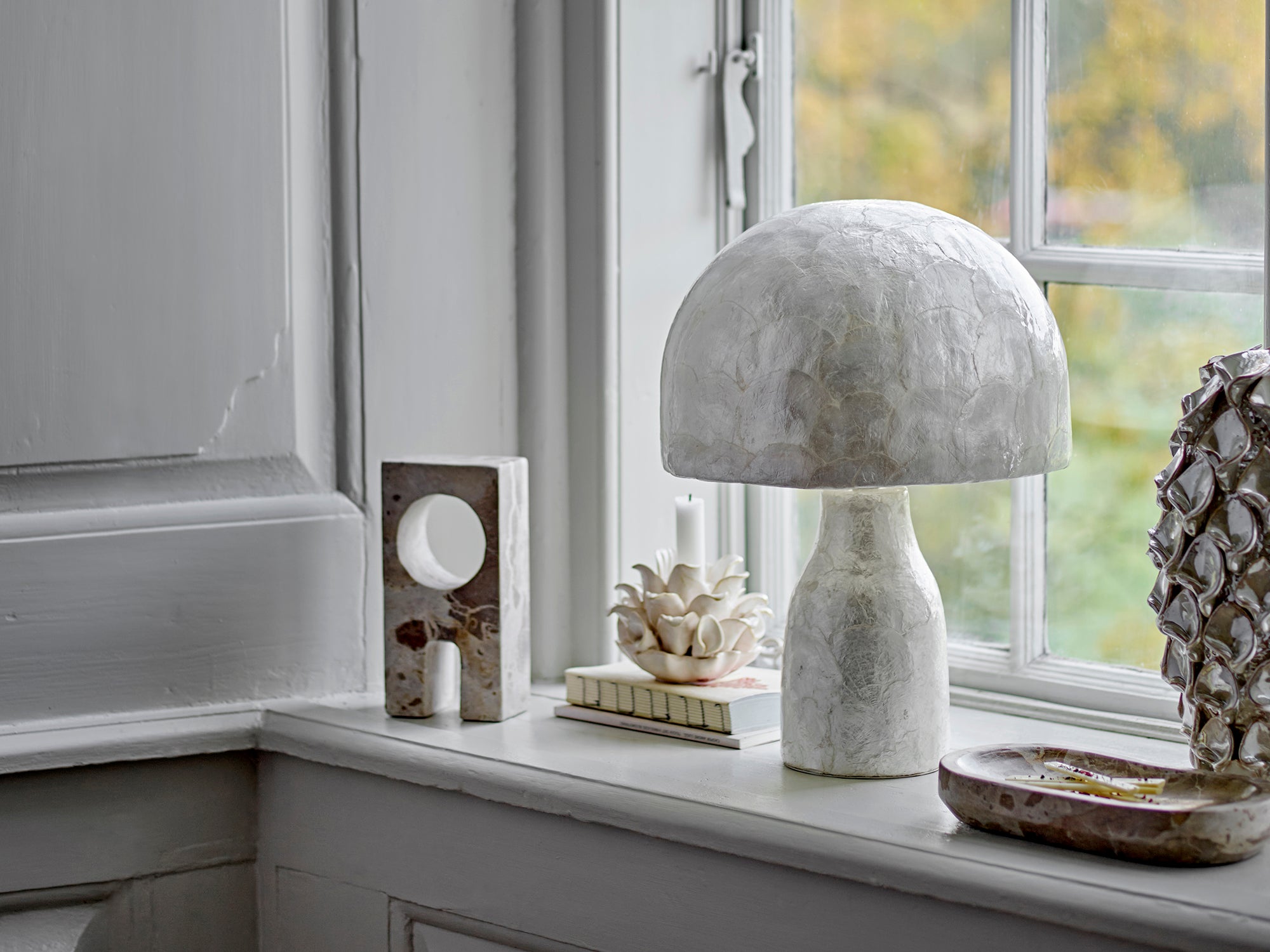 Bloomingville Aoxi Deco, Natur, Marmor