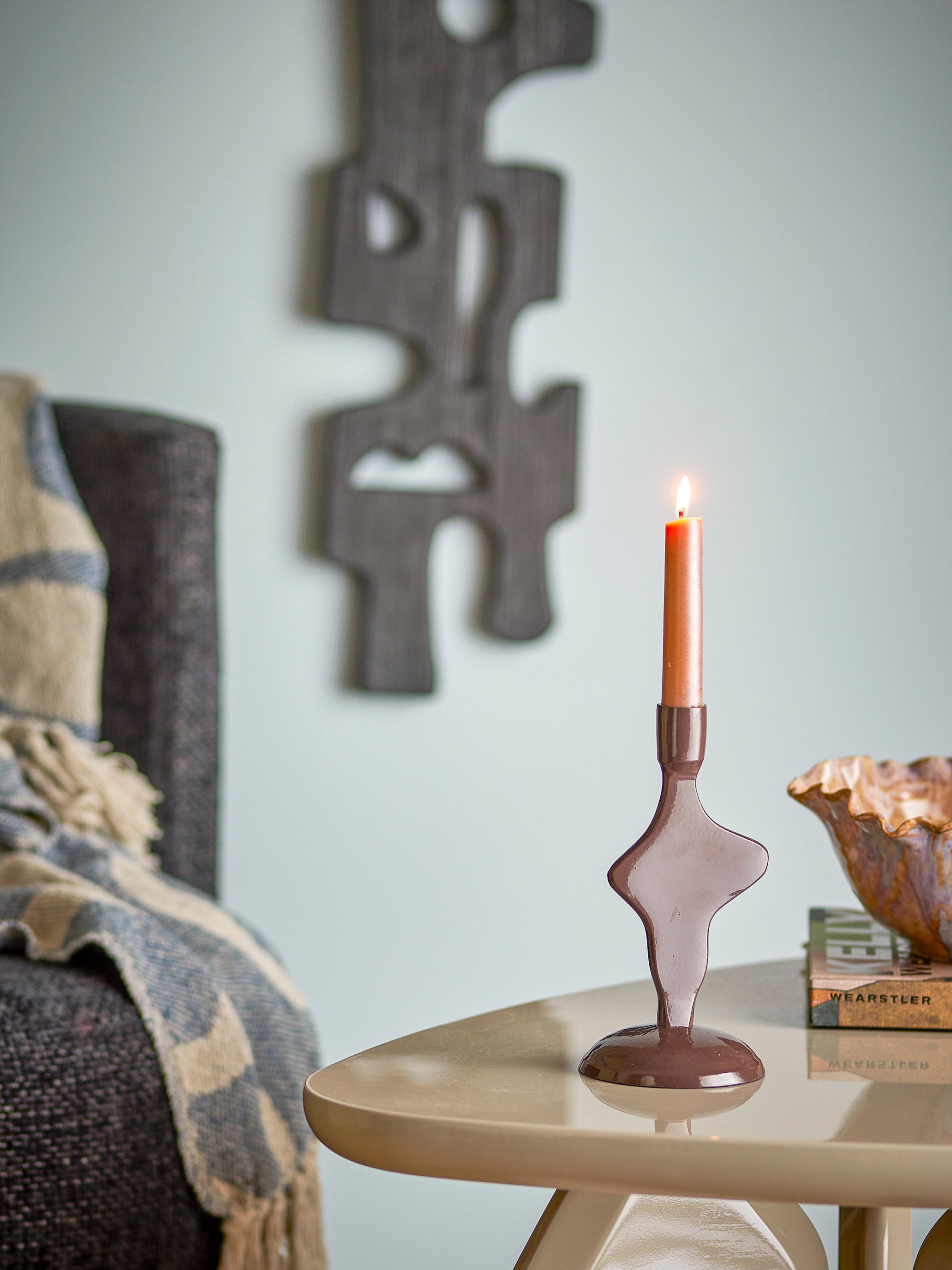 Bloomingville Cidra Ljusstake, Brun, Aluminium