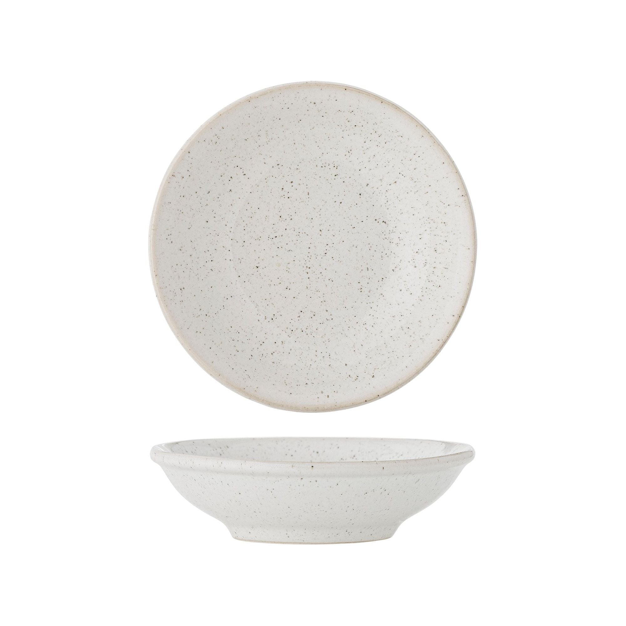 Bloomingville Addison Skål, Vit, Stengods