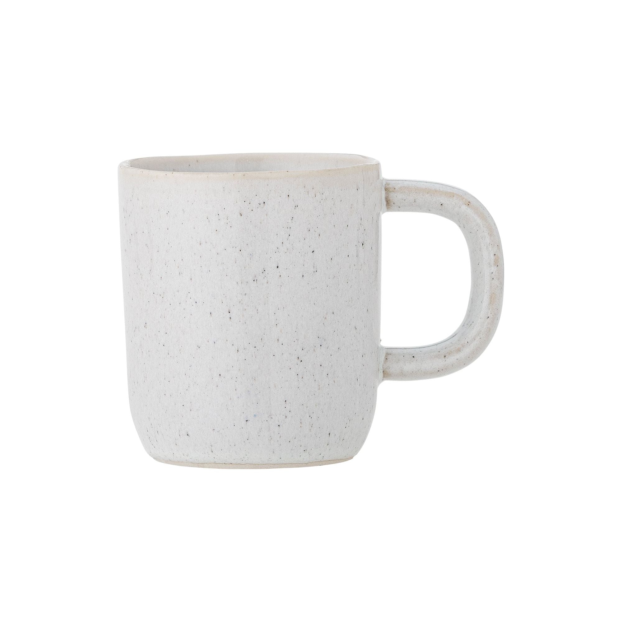 Bloomingville Addison Mugg, Vit, Stengods