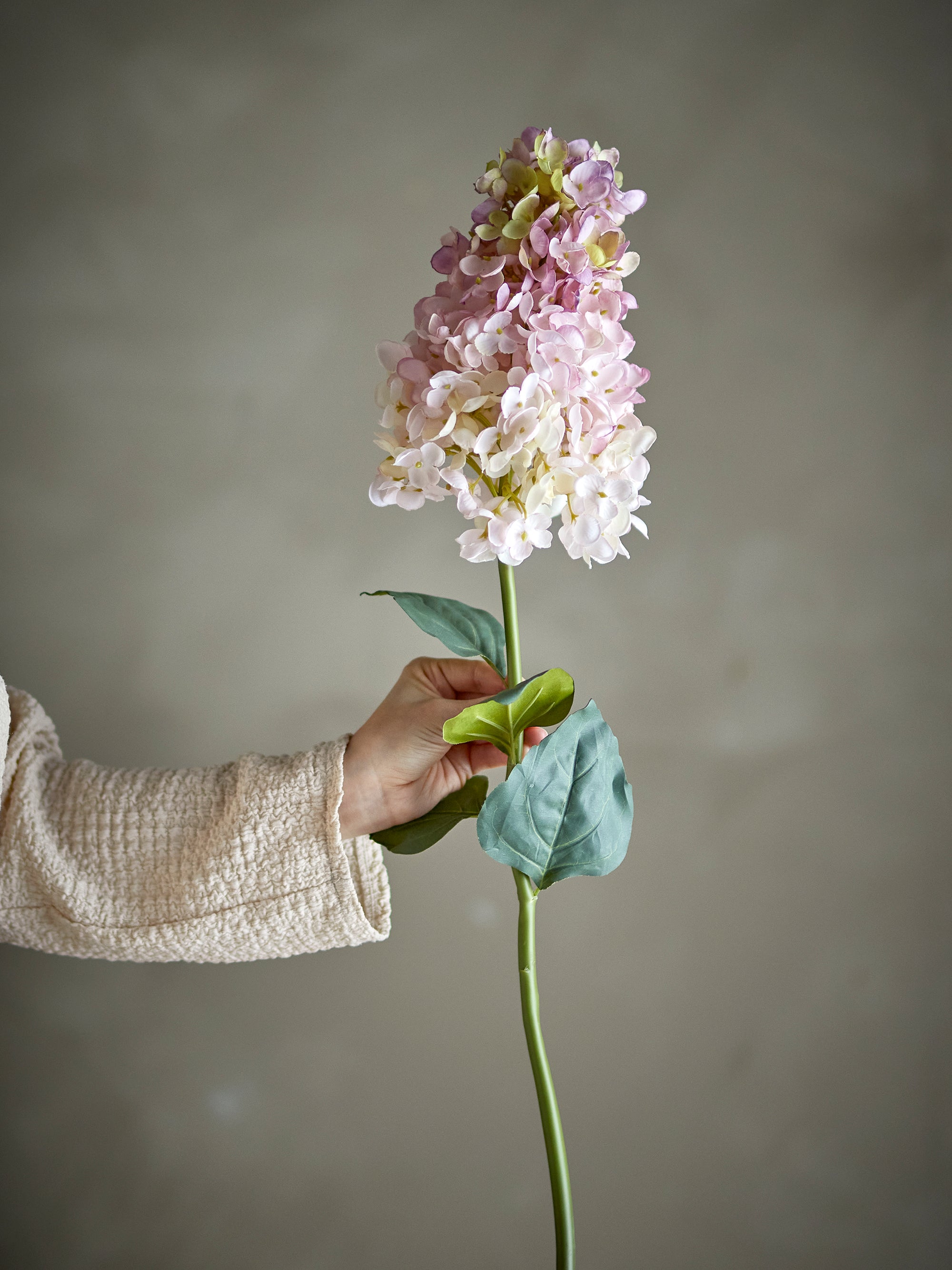 Bloomingville Hydrangea Stjälk, Ros, Konstgjorda Blommor