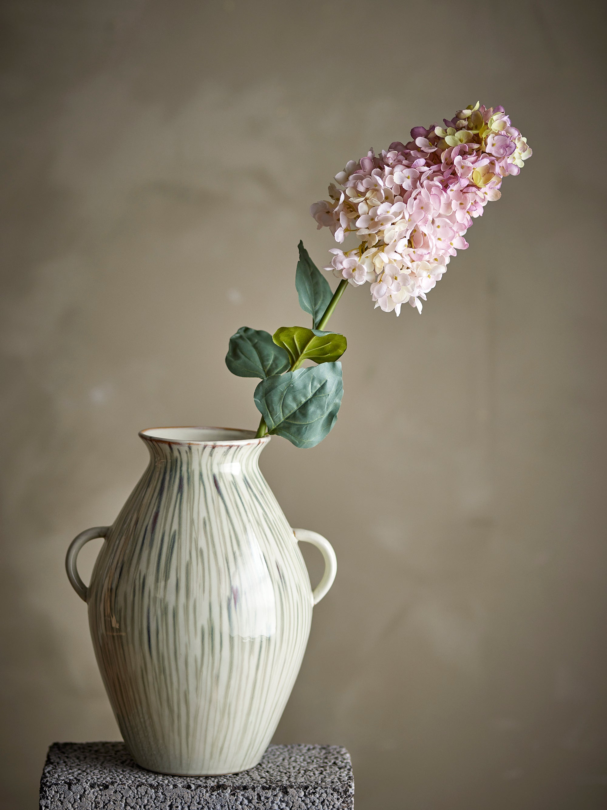 Bloomingville Hydrangea Stjälk, Ros, Konstgjorda Blommor