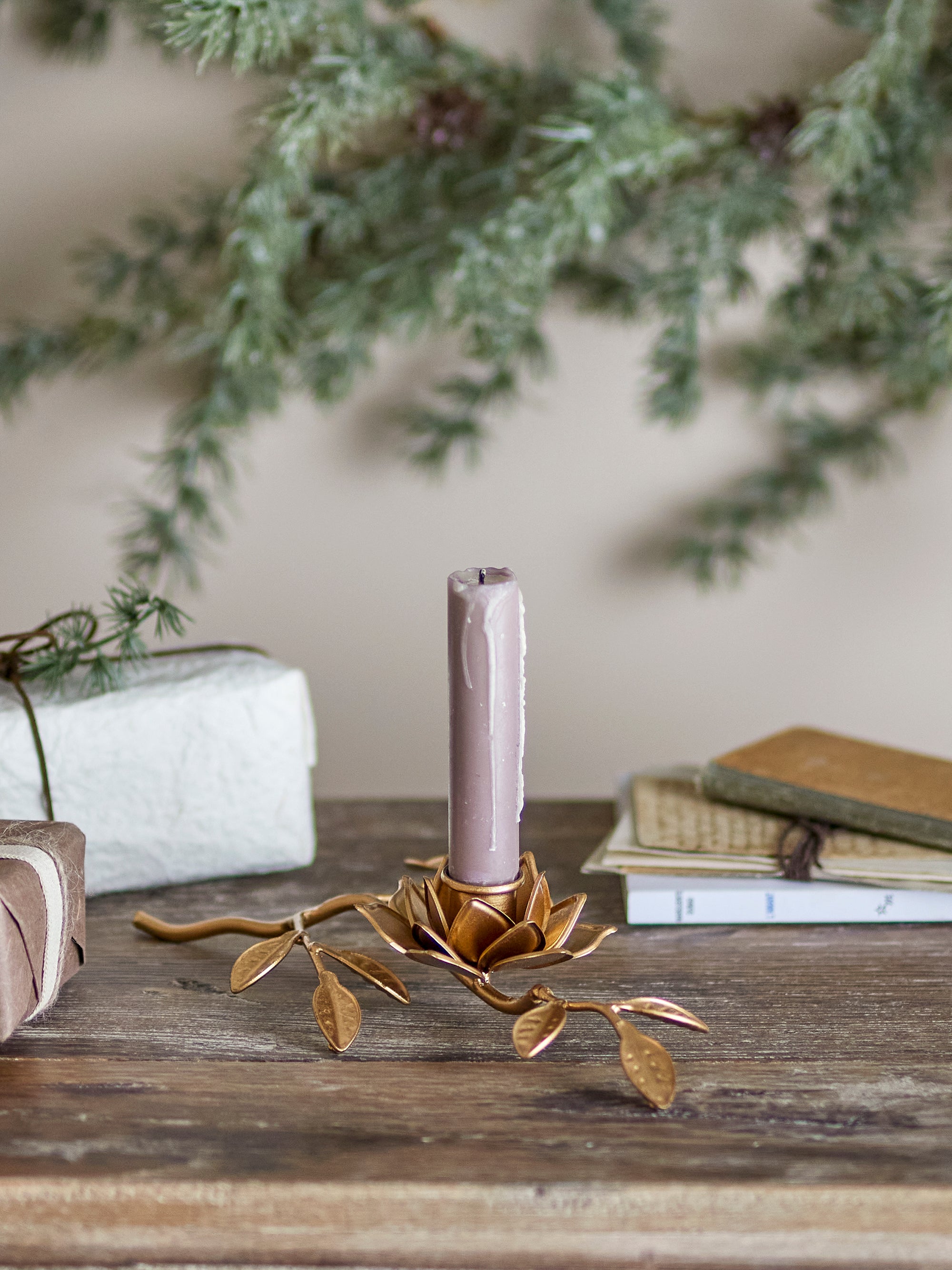 Bloomingville Gretchen Ljuslykta, Guld, Metall