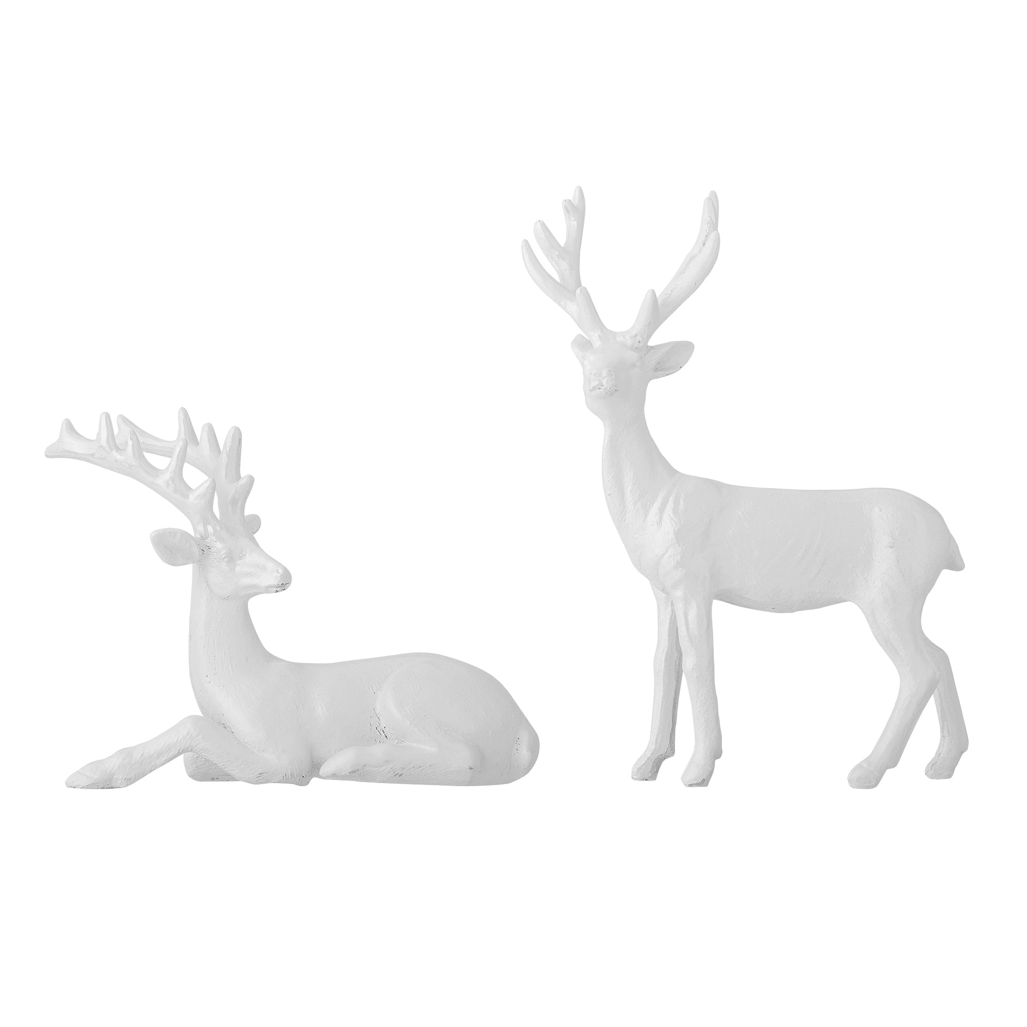 Bloomingville Pranzer Deco, Vit, Polyresin