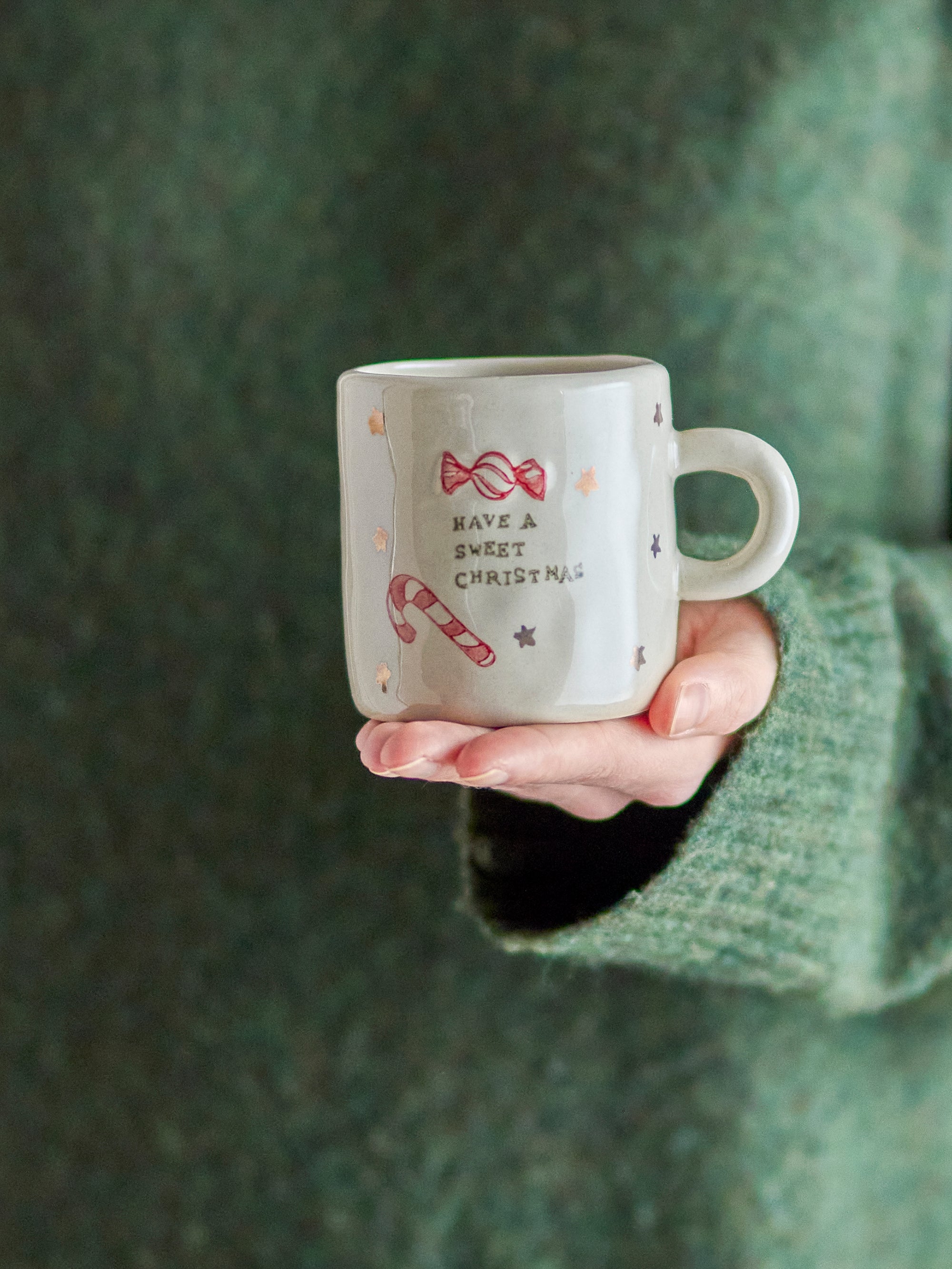 Bloomingville Christy Cup, Natur, Stengods