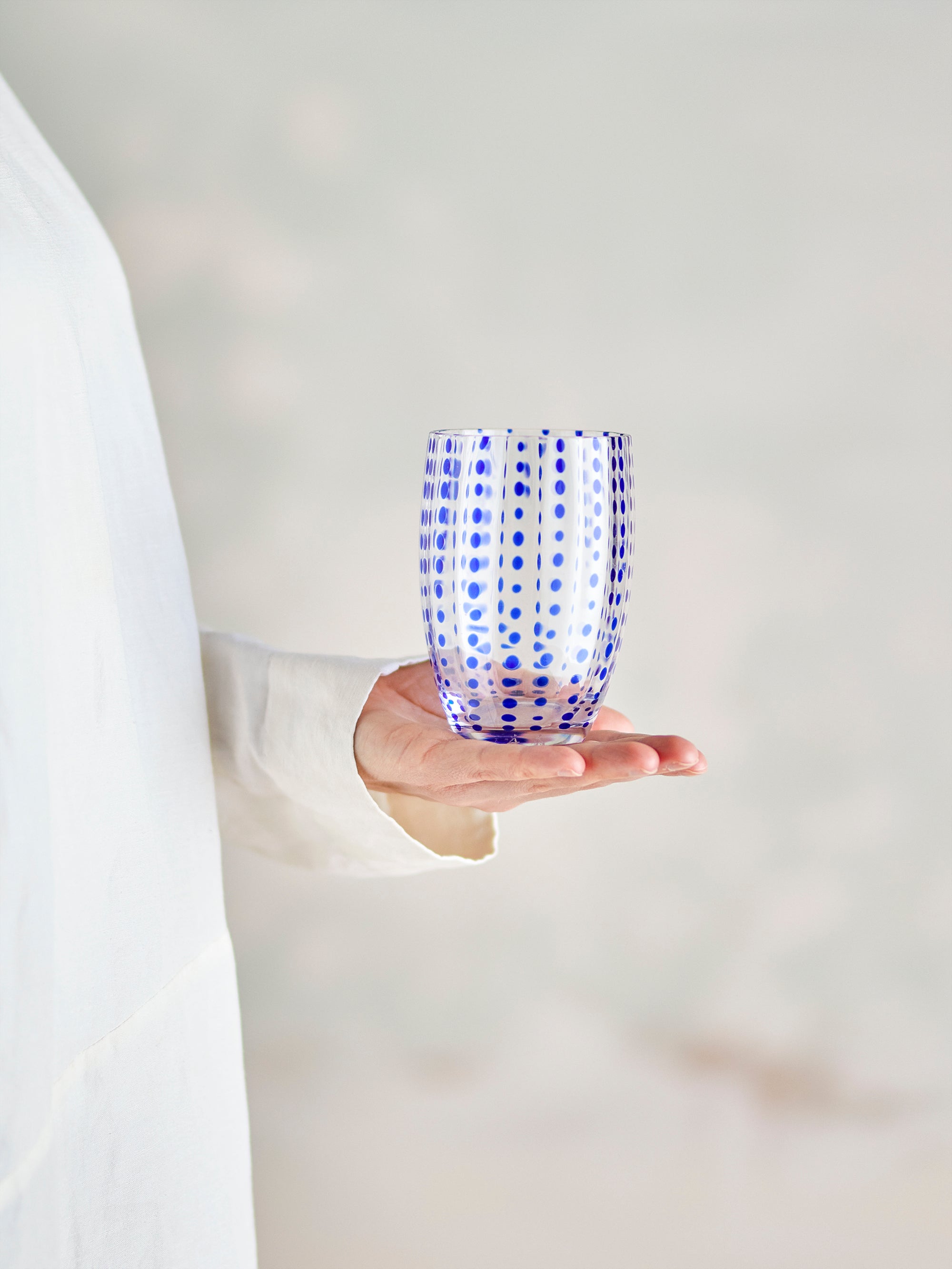 Bloomingville Brinley Dricksglas, Blå, Glas