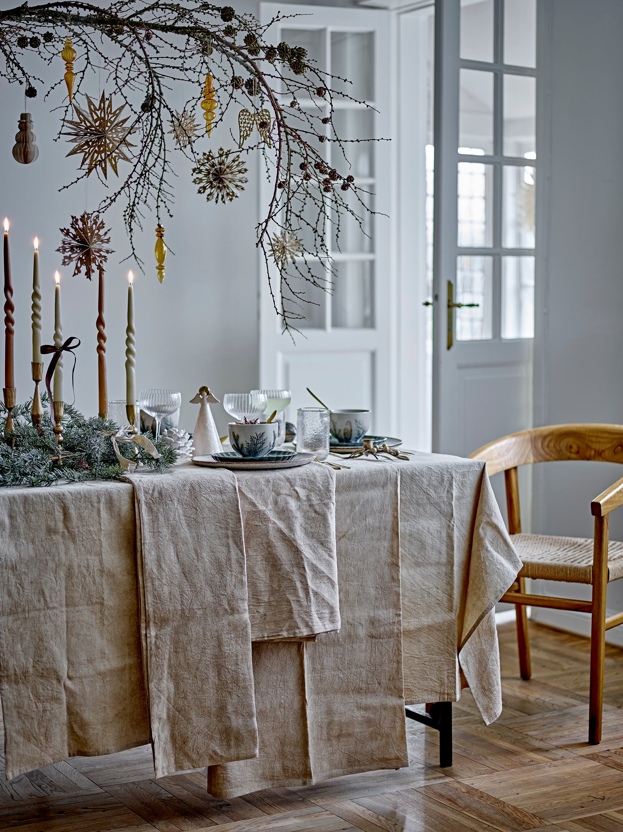 Bloomingville Auralia Ornament, Guld, Glas