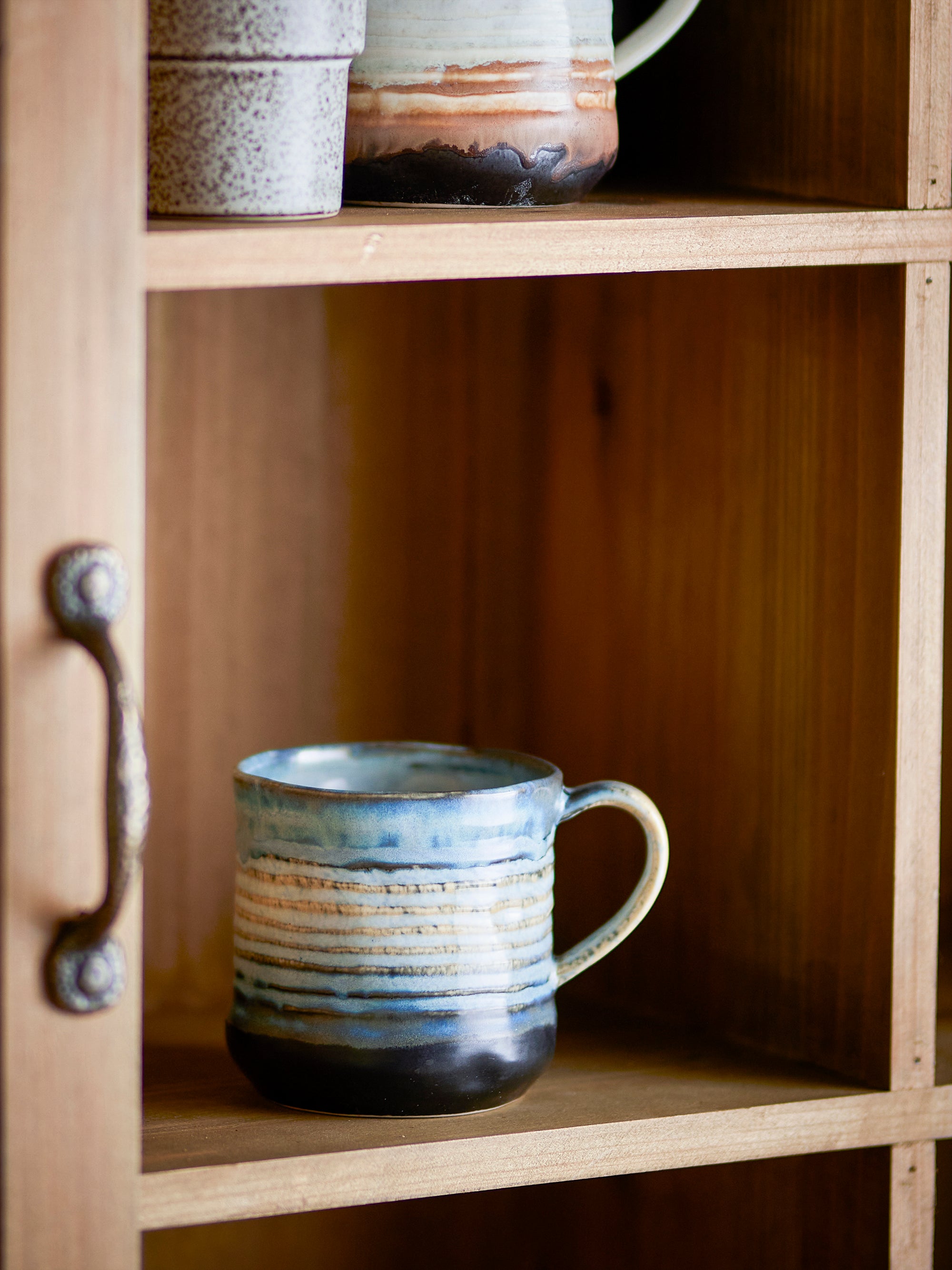 Bloomingville Deana Mugg, Multifärgad, Stengods