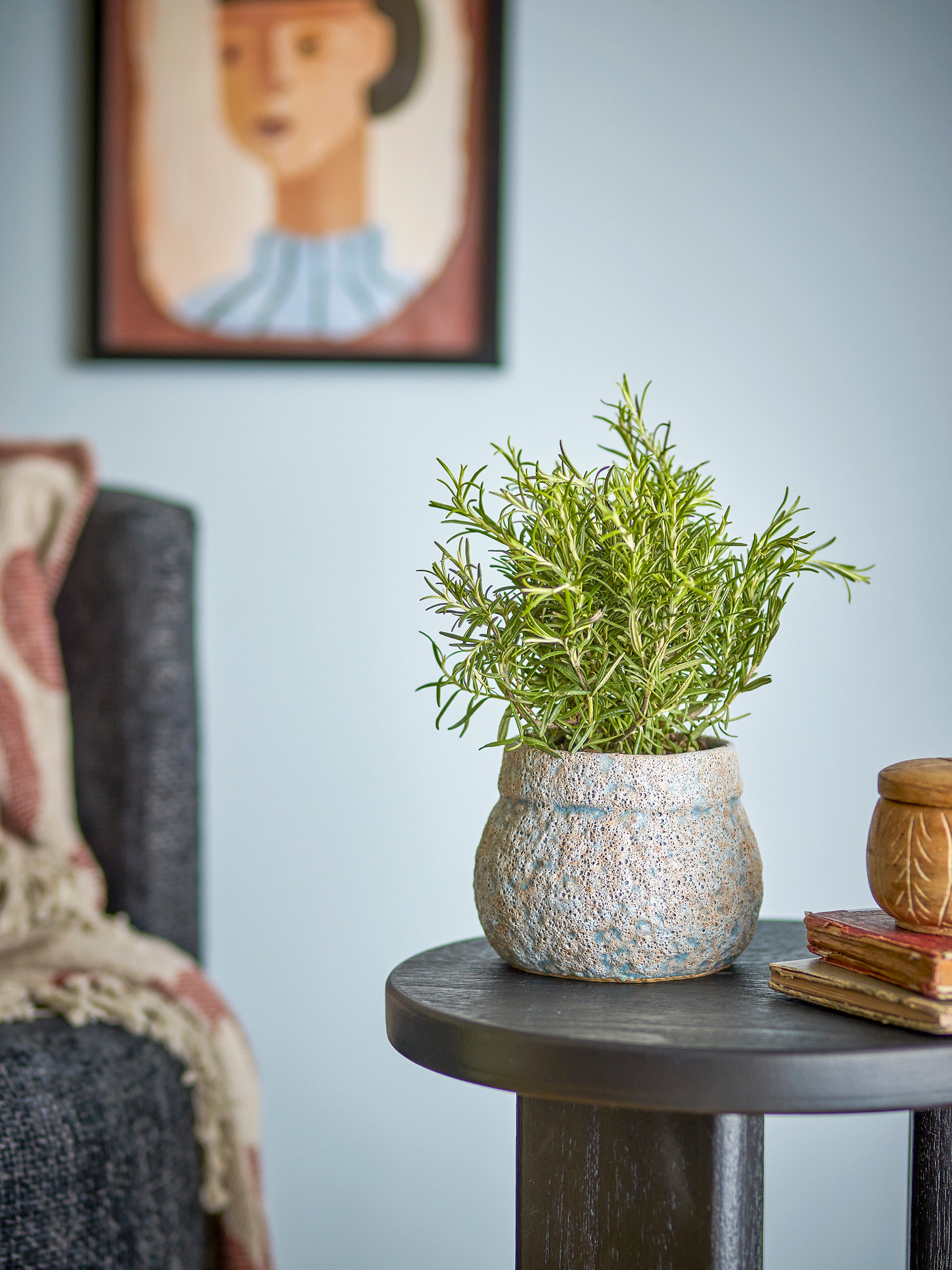 Bloomingville Mayia Blomkruka, Grå, Stengods