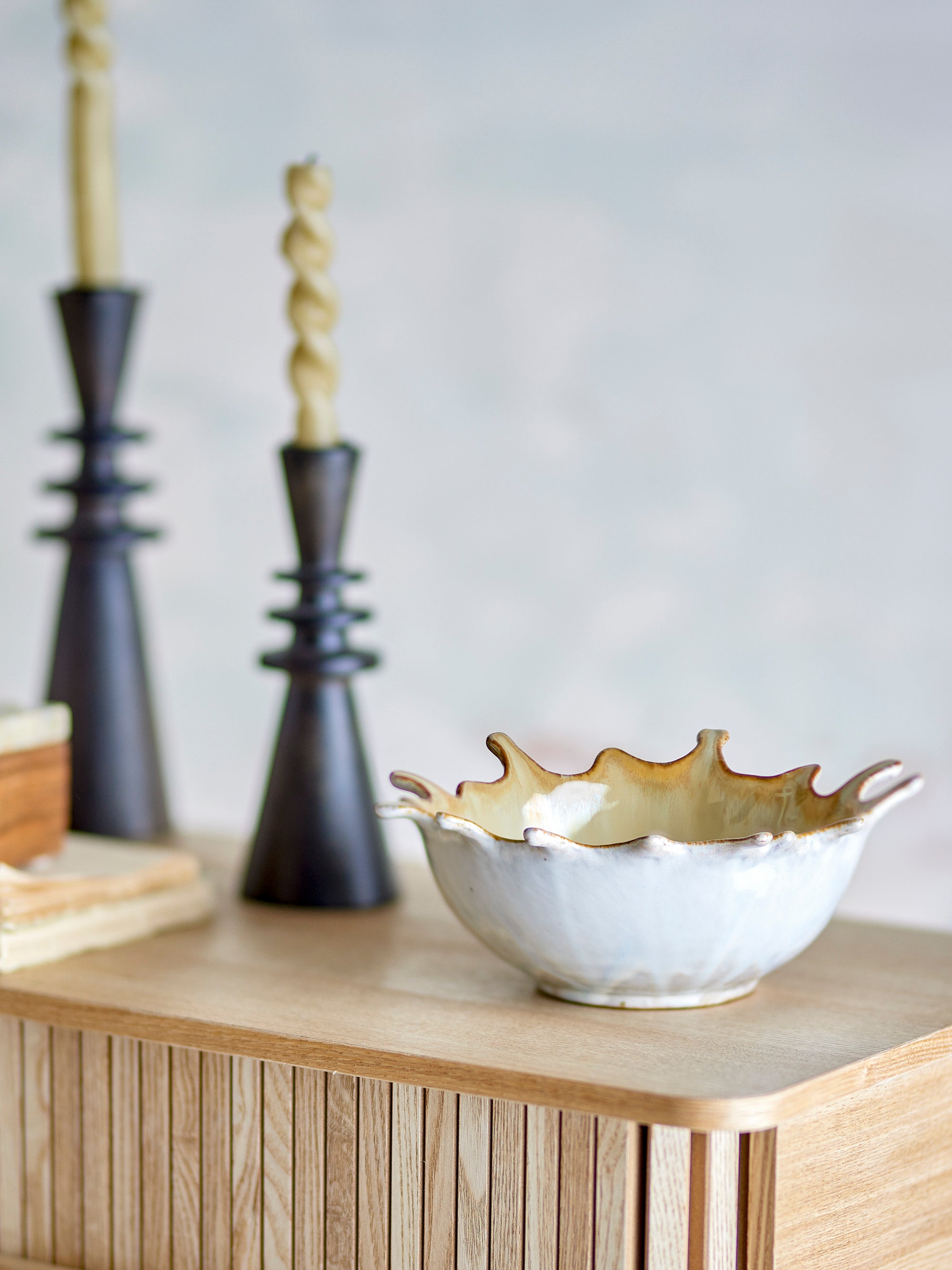 Bloomingville Alcott Bowl, Natur, Stengods