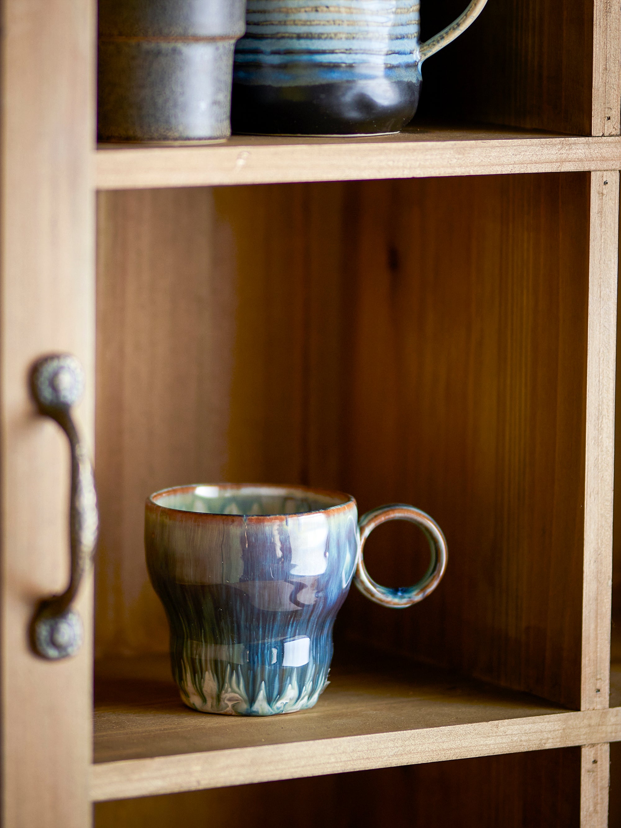 Bloomingville Nigel Kopp, Blå, Stengods